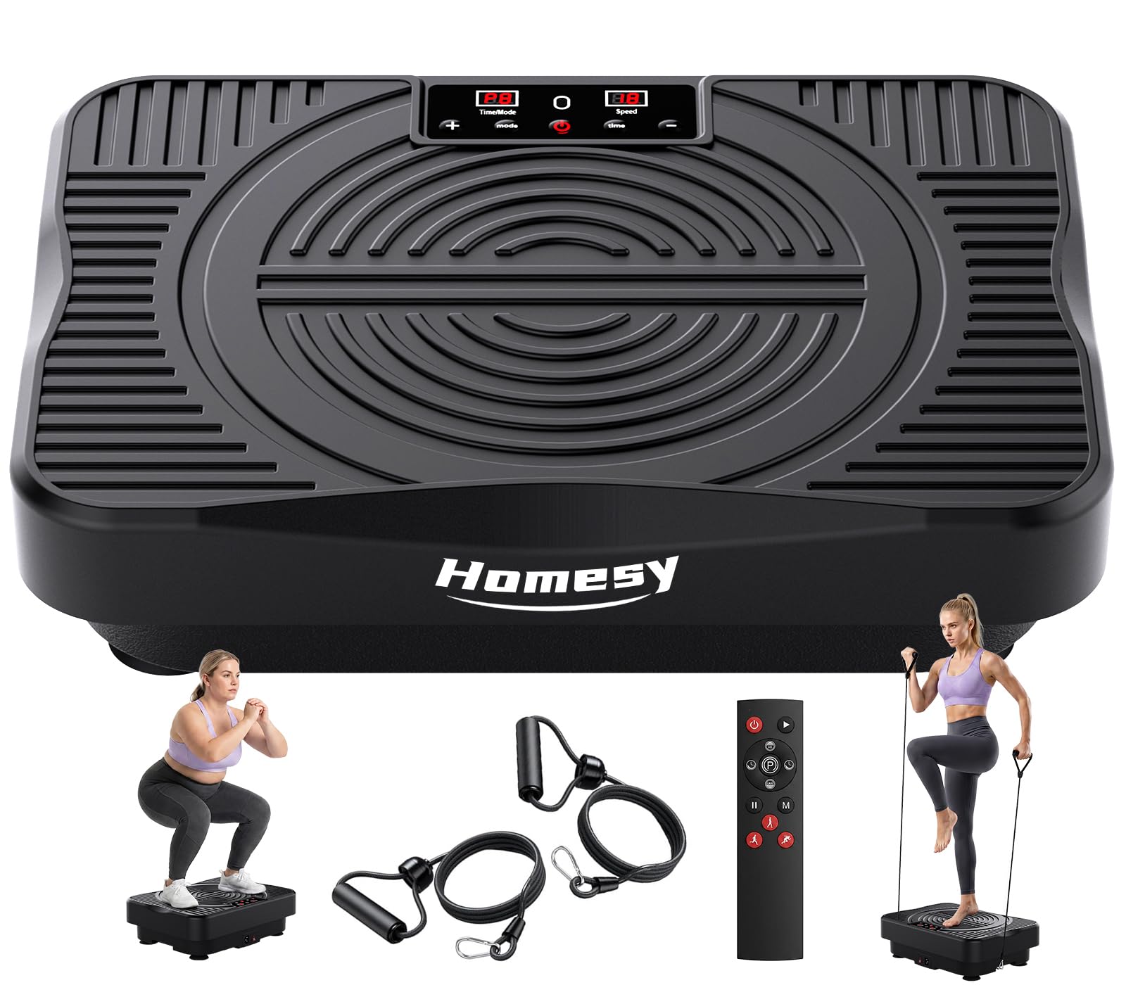 Homesy Vibration Plate Exercise Machine Shake Plate for Lymphatic Drainage