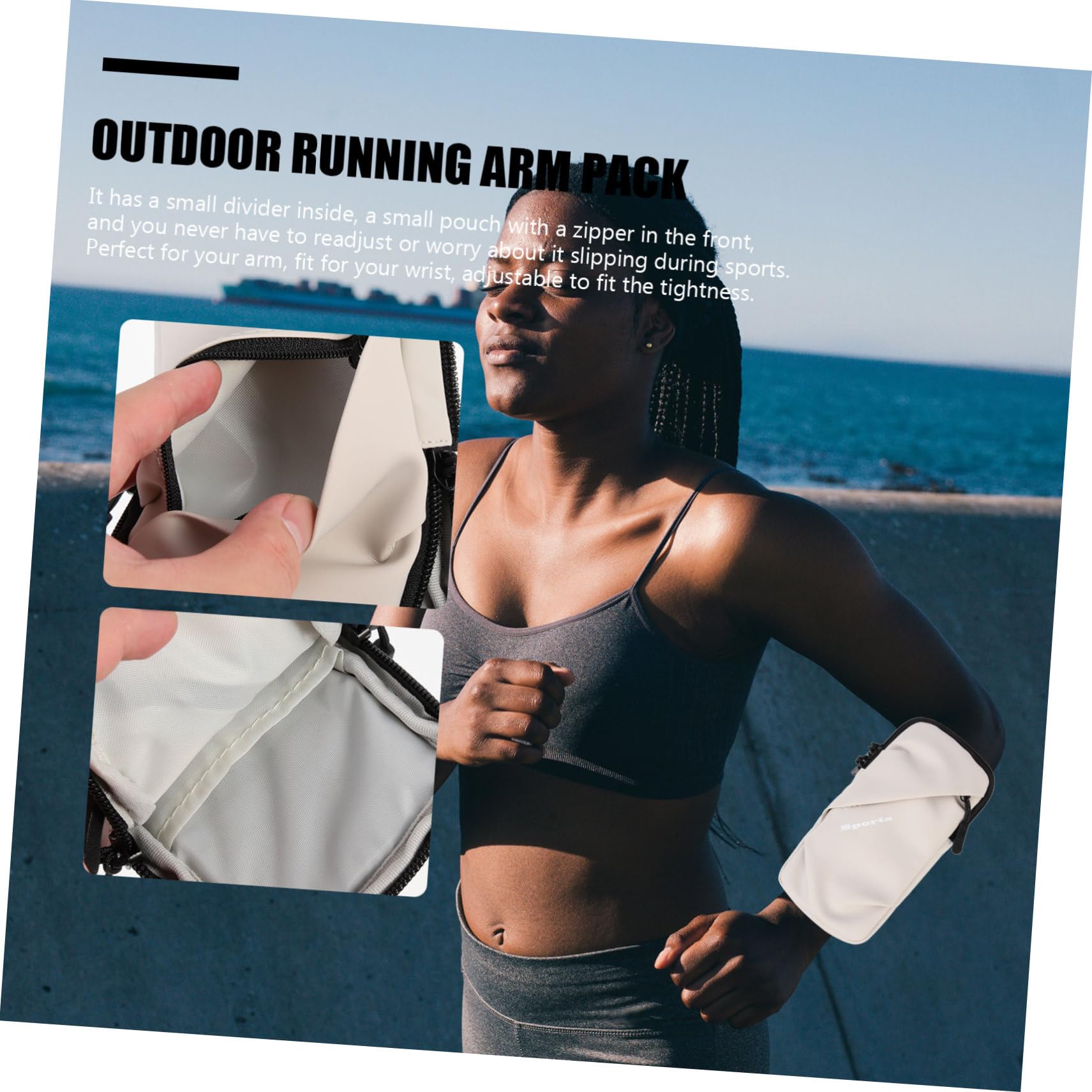 OSALADI 4stücke Sportarmband Für Handy wasserdichte Handytasche Für Joggen Elastisches Arm Sleeve Einsetzbar Für Smartphones Für Sport Und Freizeit