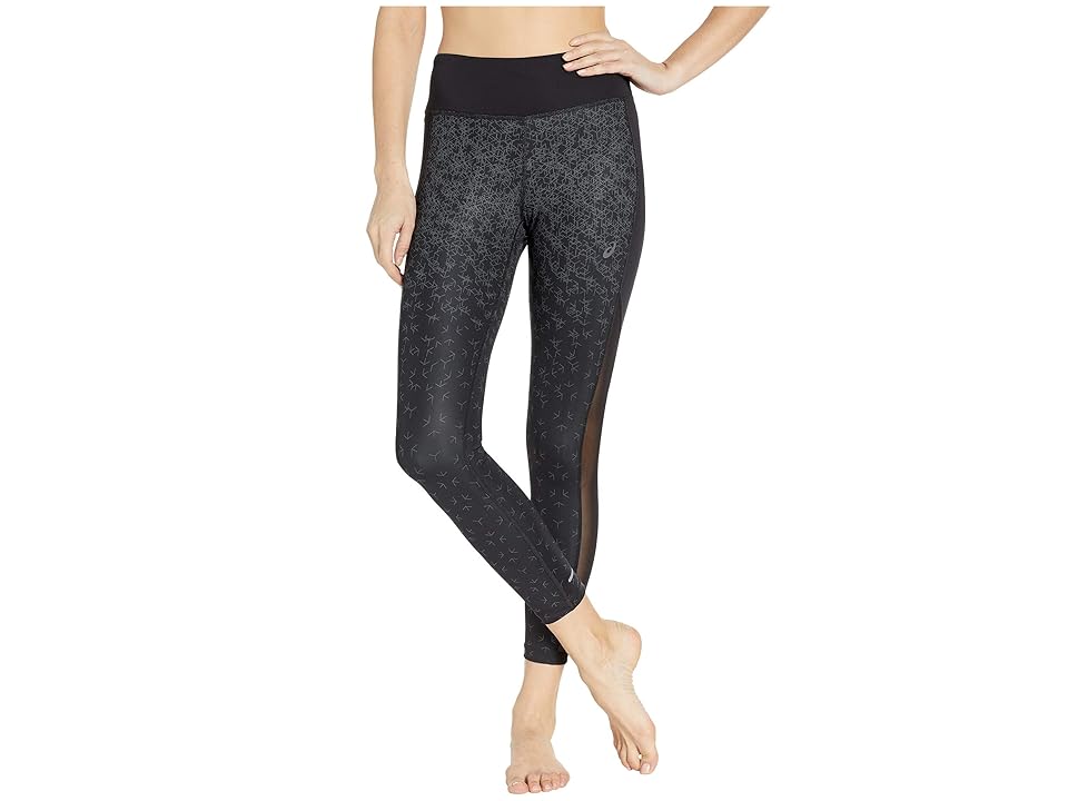

ASICS Printed Crop Tights (Aop Hex Fade Performance Black) Women's Casual Pants