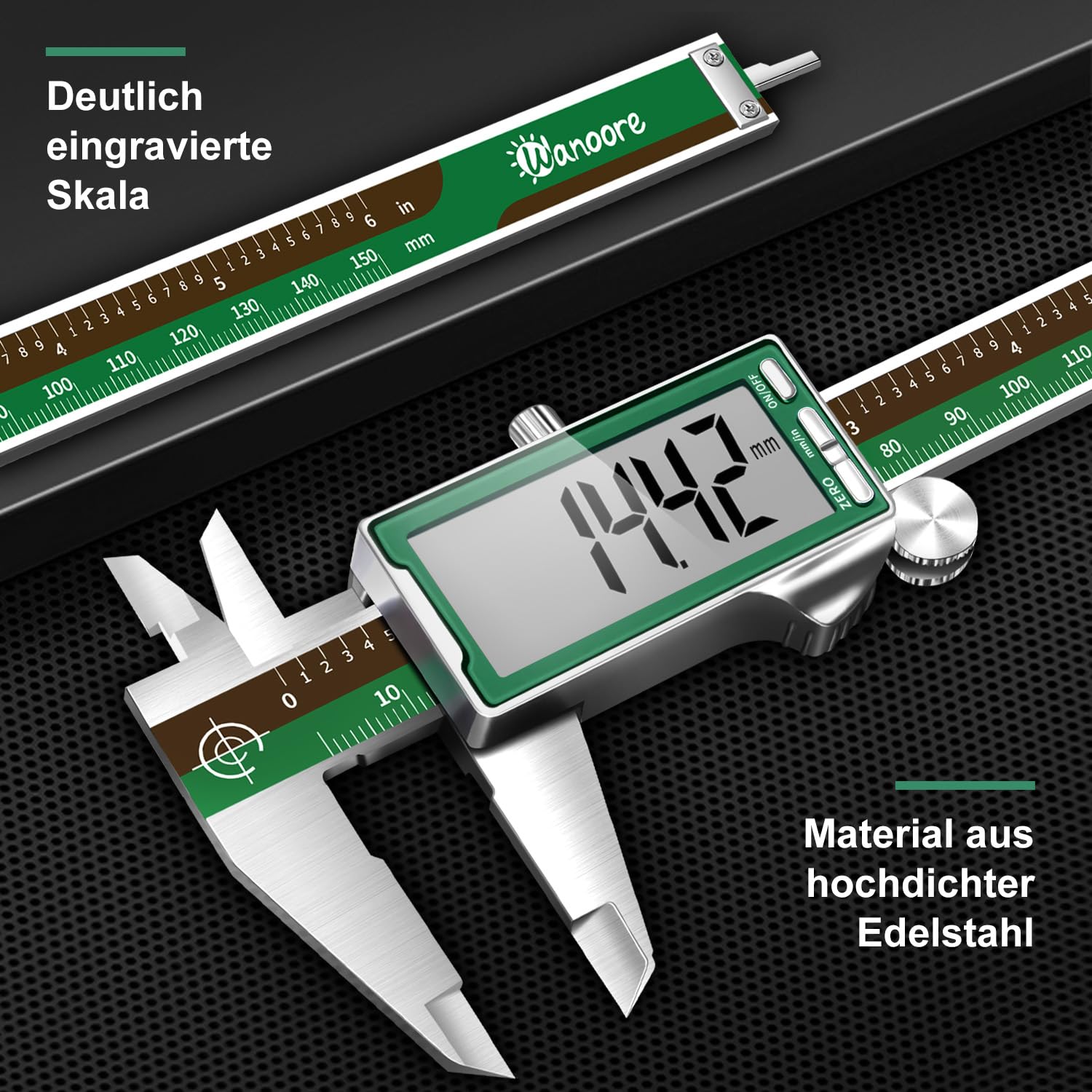 Hyy Yy Digitale schuifmaat RVS elektronische