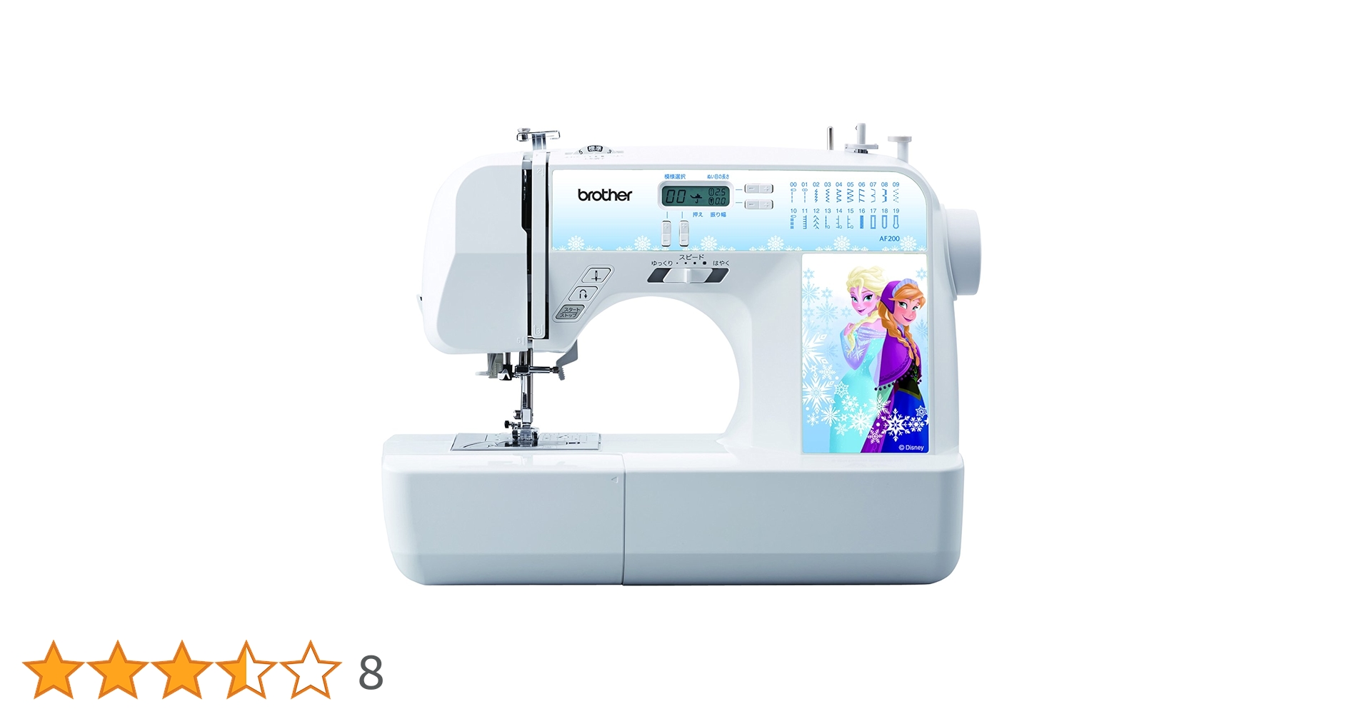 brother - ブラザーコンピュータミシン　中古　AF200 アナ雪モデル　希少 Amazon | brother コンピューターミシン アナと雪の女王 AF200
