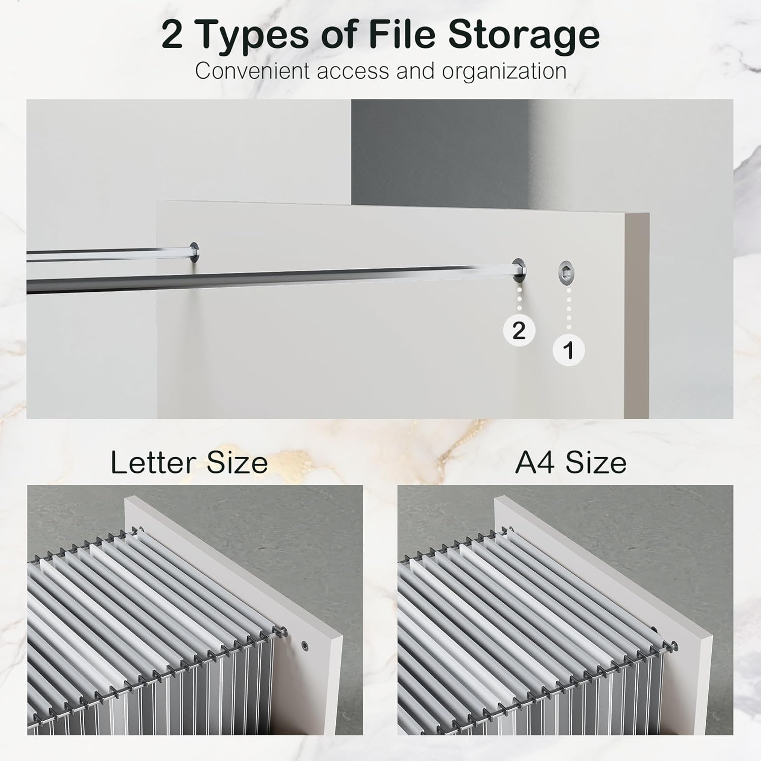 63" Standing Desk with File Cabinet, Privacy Panel, AC/USB, 1.18" Desktop, Executive L Shaped Height Adjustable Electric Stand Up Desk, Home Office Table with 3 Drawers, Light Walnut