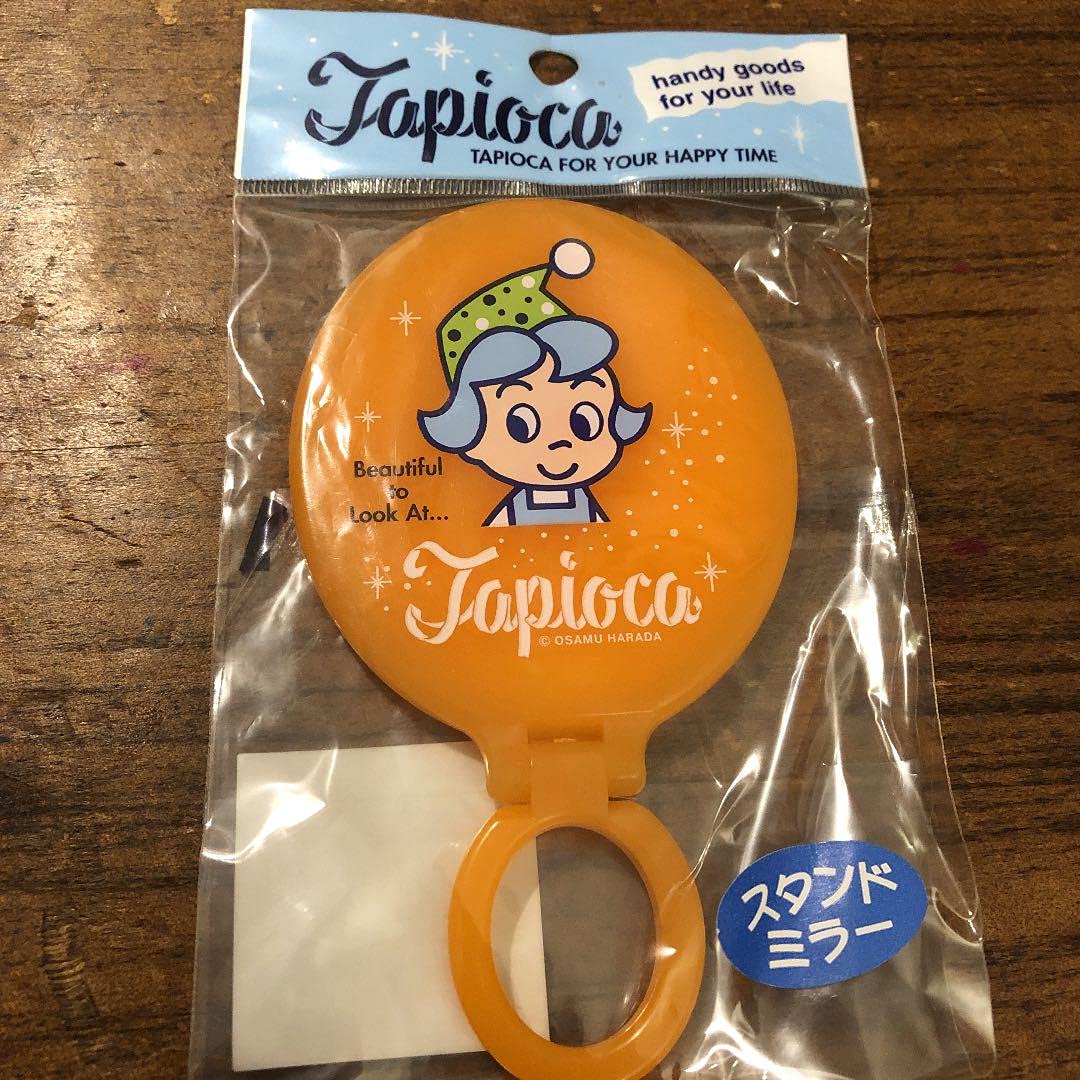 オサムグッズ 立て鏡 オサムグッズ 原田治 当時物 大皿 ダスティミラー