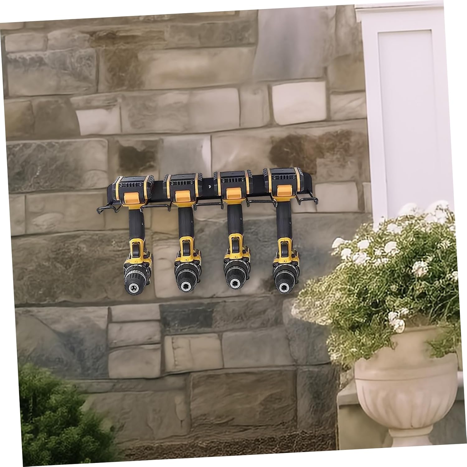 Heavy Duty Electric Drill Hanger Wall Tool Organizer Drill Stand for Garage Power Tool Holder