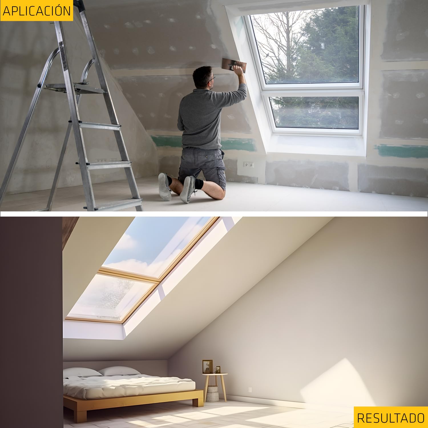 SIKA - Plaster en pasta - SikaWall 326 Joint Filler - Blanco - Lista al uso para relleno y alisado de juntas en paramentos de cartón-yeso - Adherir y ocultar las cintas para juntas - 7 kg