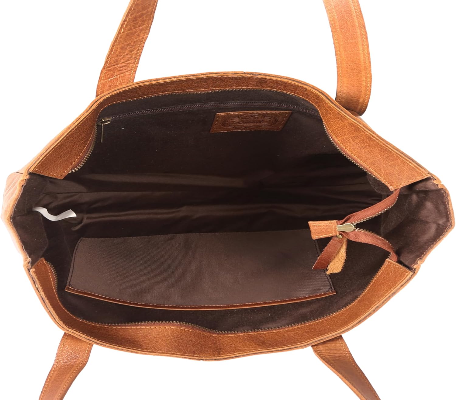 KomalC Leather Tote Bag for Women Purse Satchel Travel Bag Shopping Carry Messenger Multipurpose Handbag - Image 7