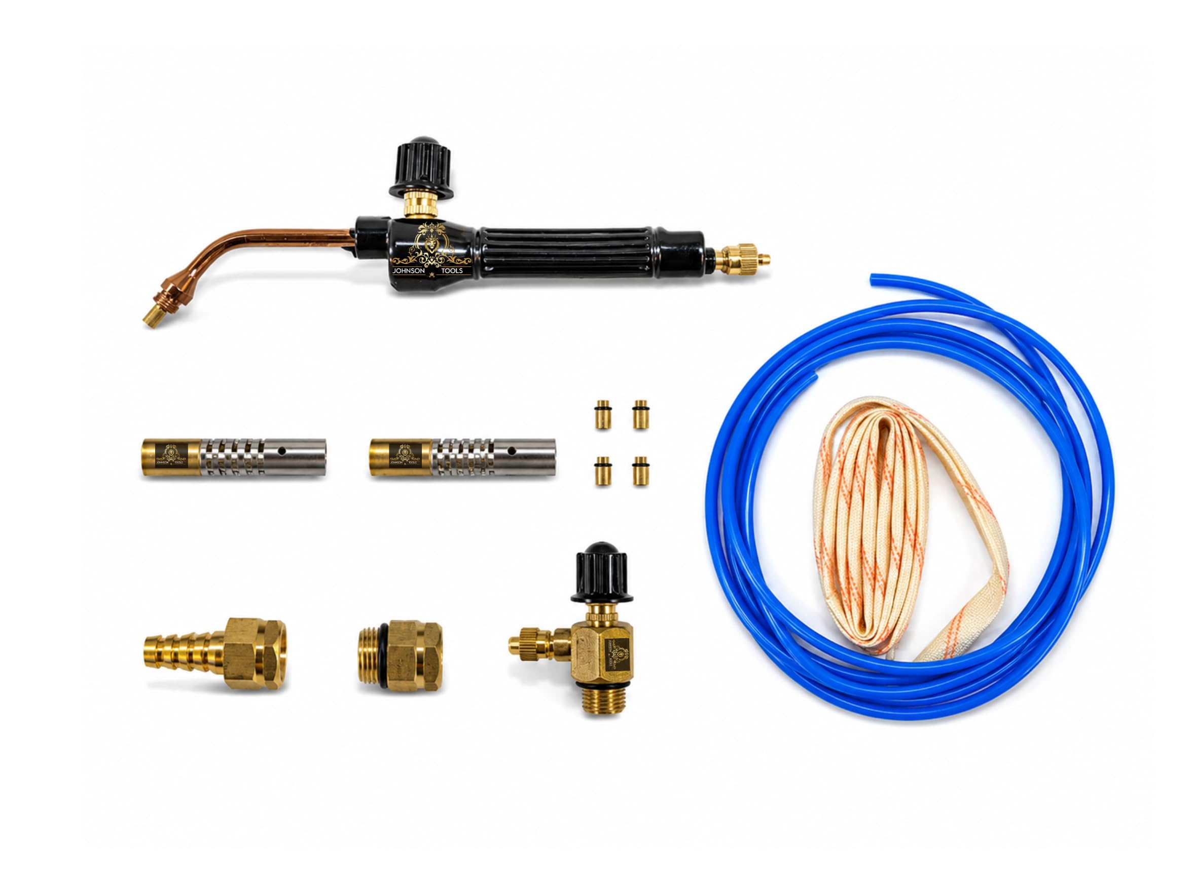 Johnson Tools Pin Point Soldering Mini Flamethrower Torch For Gold Jewellery Soldering, Repairing with 2 Attachments Can used with 2/5/14 kg LPG Cylinder-image-5