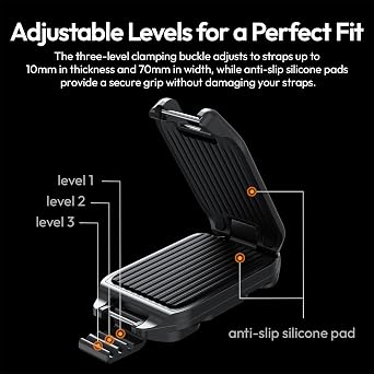 ULANZI Camera Backpack Strap Clip,w Plate Quick Release System, Compatible