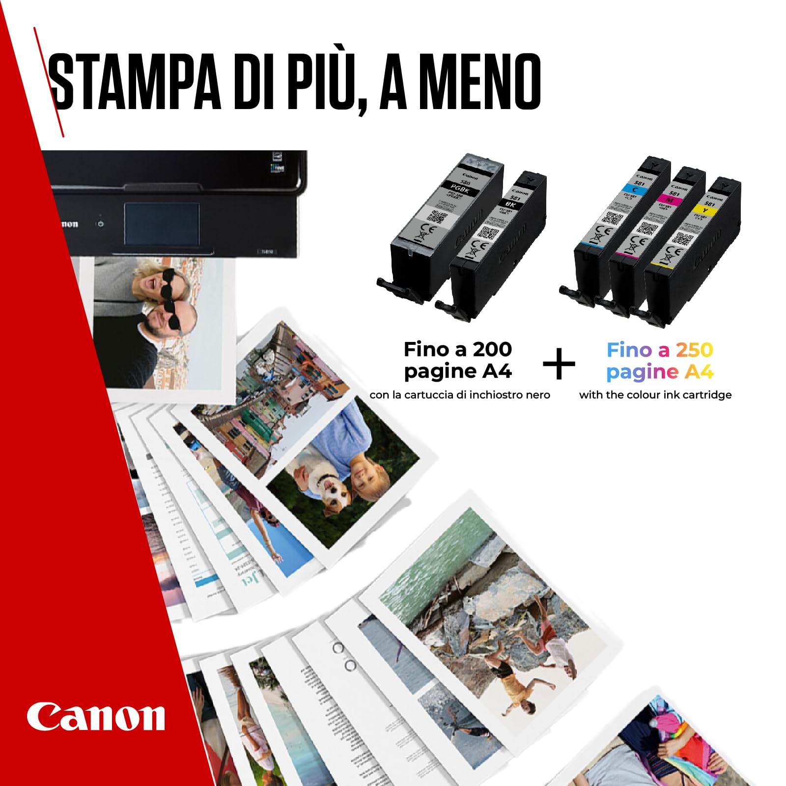 Cartucce Canon 580 581 Xxl Cartucce Inchiostro Compatibili Canon CLI581XL PGI580XL - Per Stampanti Serie TS E TR Tcl C845