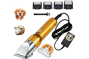 Electric Professional Dog Grooming Clippers for Heavy Duty Hair