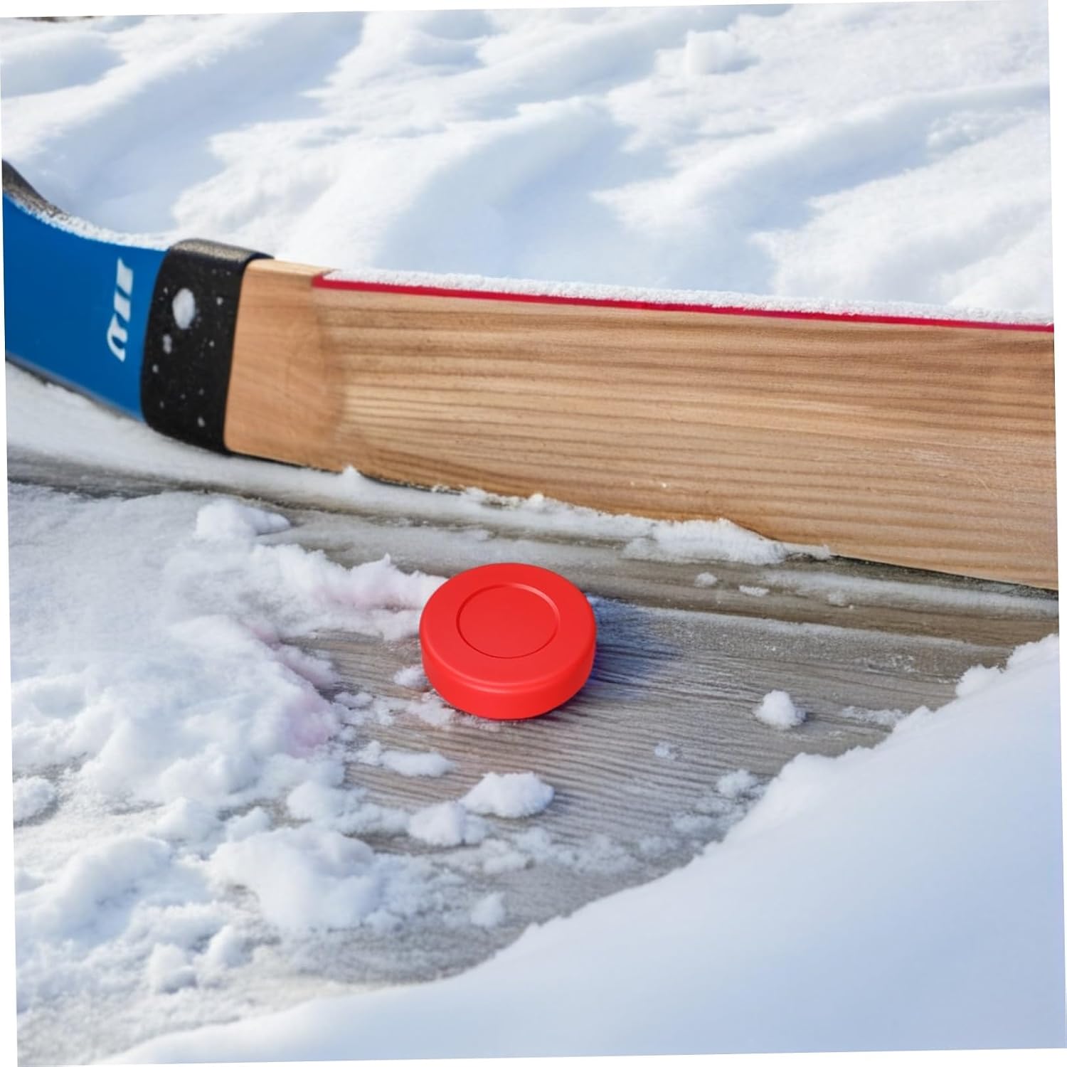 5pcs Matte Ice Hockey Training Pucks for Indoor Use, Rubber Portable Practice Pucks with Matte Surface, for Skating Drills and Quick Response Training, Suitable for Teams
