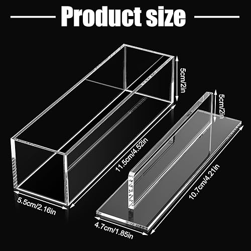Miniatura 2 de Zhehao Kit de 2 piezas de fabricación de sushi acrílico, molde de Musubi antiadherente, molde transparente para onigiri, moldeador de arroz para el