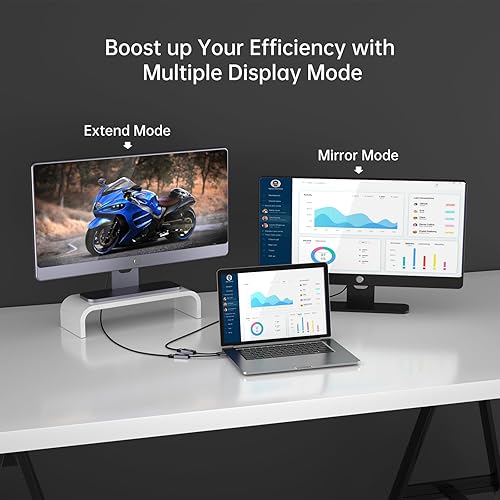 Miniatura 2 de MT-VIKI Adaptador USB C a HDMI de 4K a 60Hz, adaptador tipo C a HDMI hembra compatible con Thunderbolt 34, compatible con MacBook Pro, Air, iPad