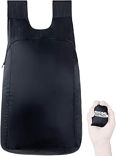 Nanobag Daypack - Ultralight 16L Foldable Travel & Hiking Backpack, Reusable, Packable, Collapsible Bag for Men & Women