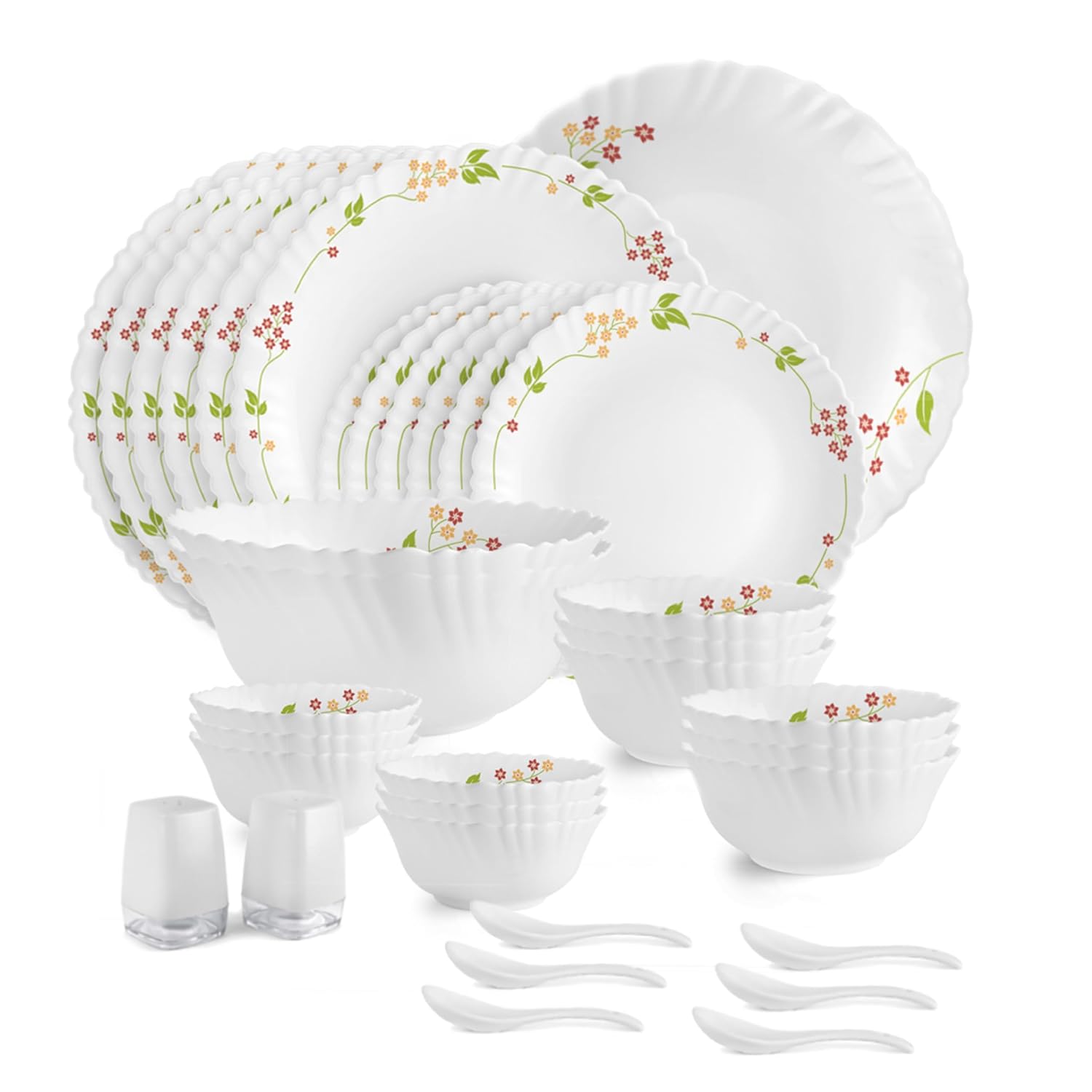 Cello Dinner Set Of 35 Pcs