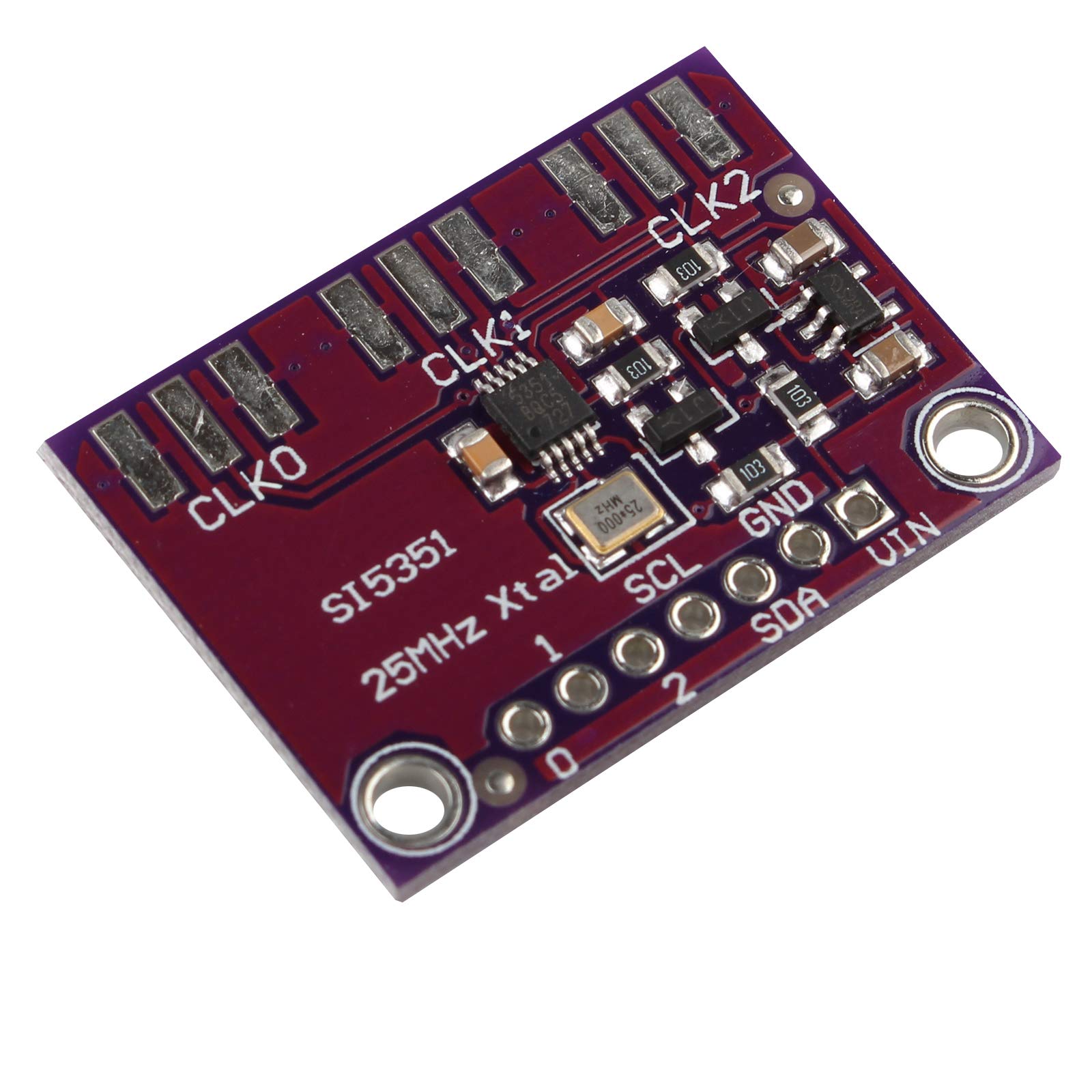 SCHEDA BREAKOUT Generatore Di Clock DC 3V-5V SI5351 I2C 8KHz-160MHz Per Arduin EUR 3,04 - Foto 7