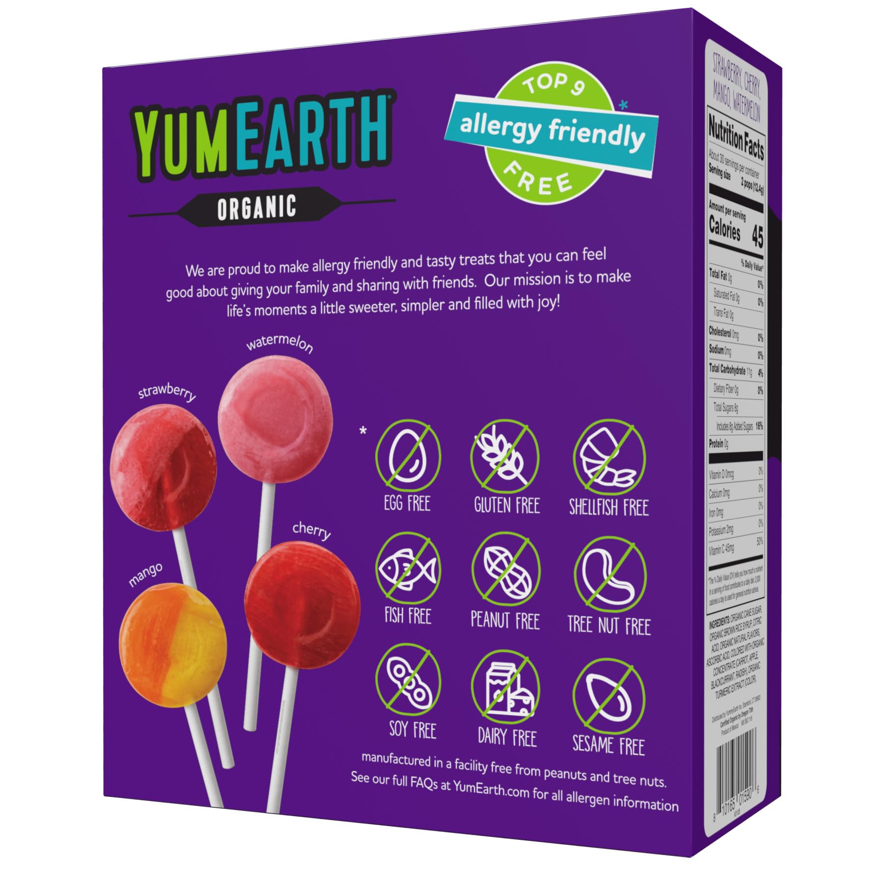 YumEarth Organic Halloween Candy, Allergy Friendly, Gluten Free