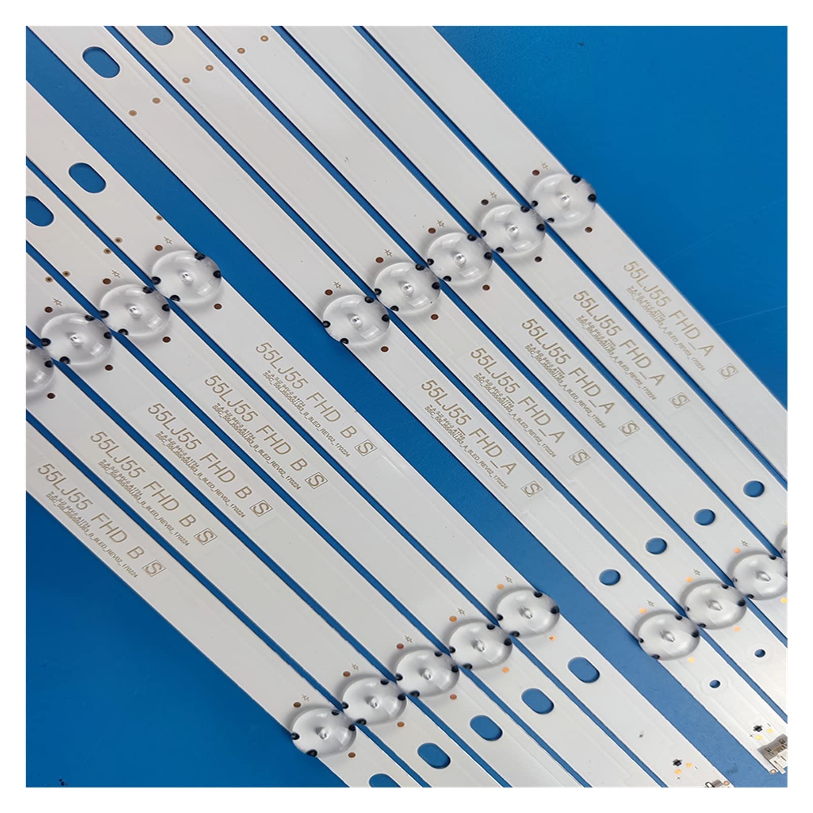 LED Las Tiras de la luz de Fondo se Ajustan a 55UJ670V 55UK6100PLB 55UJ6560 LED Reglas de Banda de Bares SSC 55LJ55_FHD_A 55UJ63_UHD_B Innotek 17y 55 Pulgadas