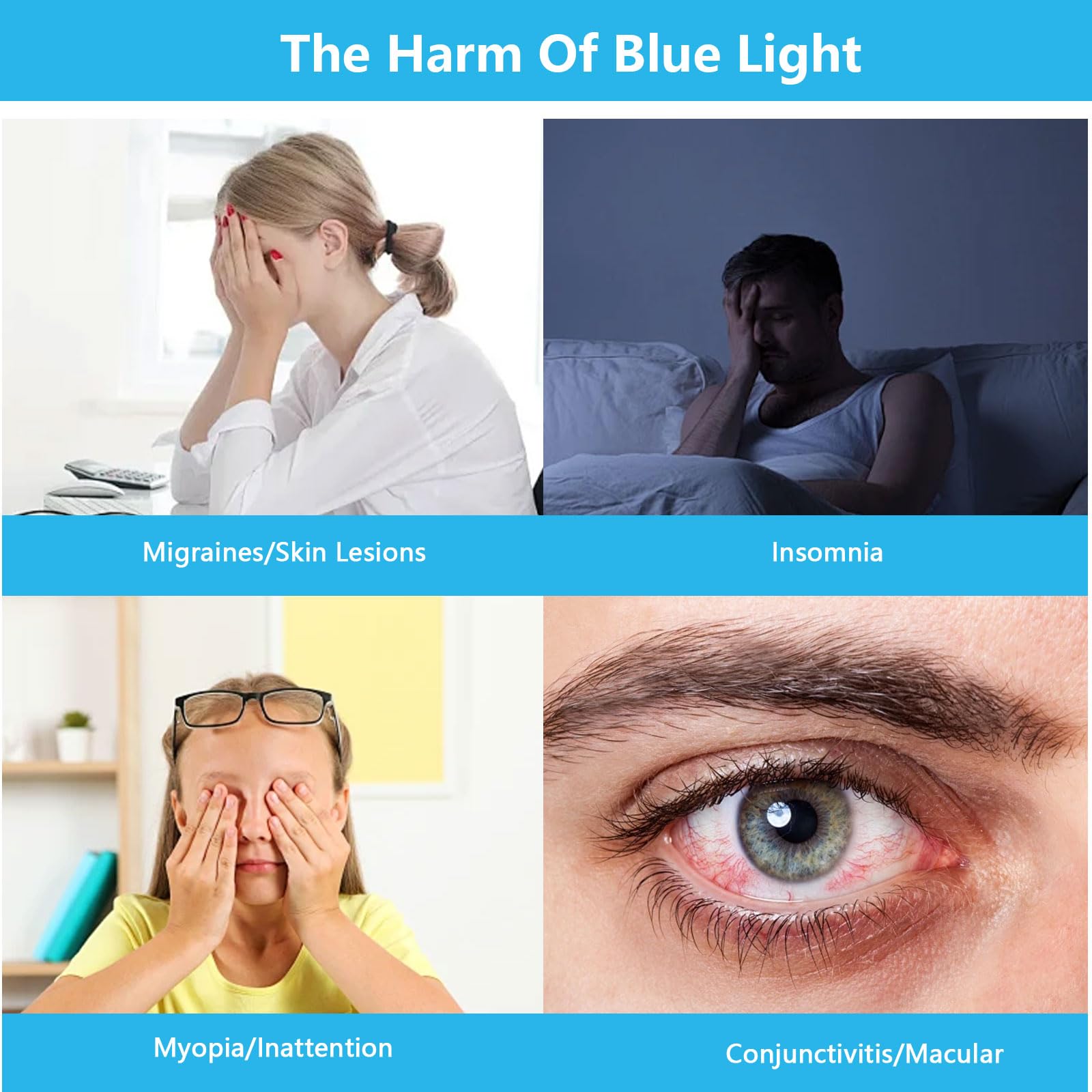 Protector De Pantalla Para TV Con Filtro De Luz Azul, Lámina Mate Antirrayaduras Que Bloquea La Luz Azul, Fácil Instalación para Pantallas LCD, LED Y OLED,65" 1429x804mm