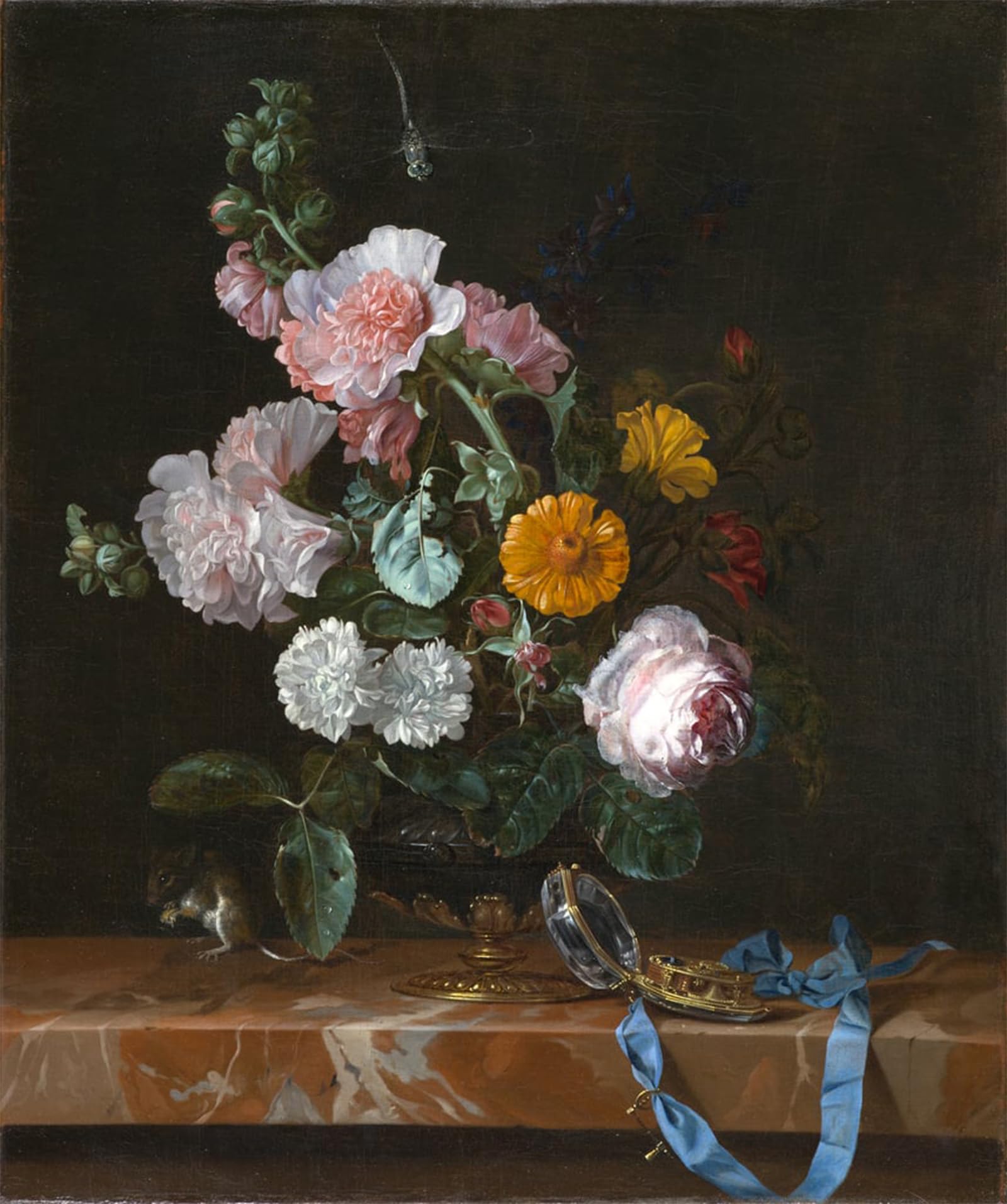 Tableaux impression Vanitas fleur nature morte pour masquer un grand mur vide - 5