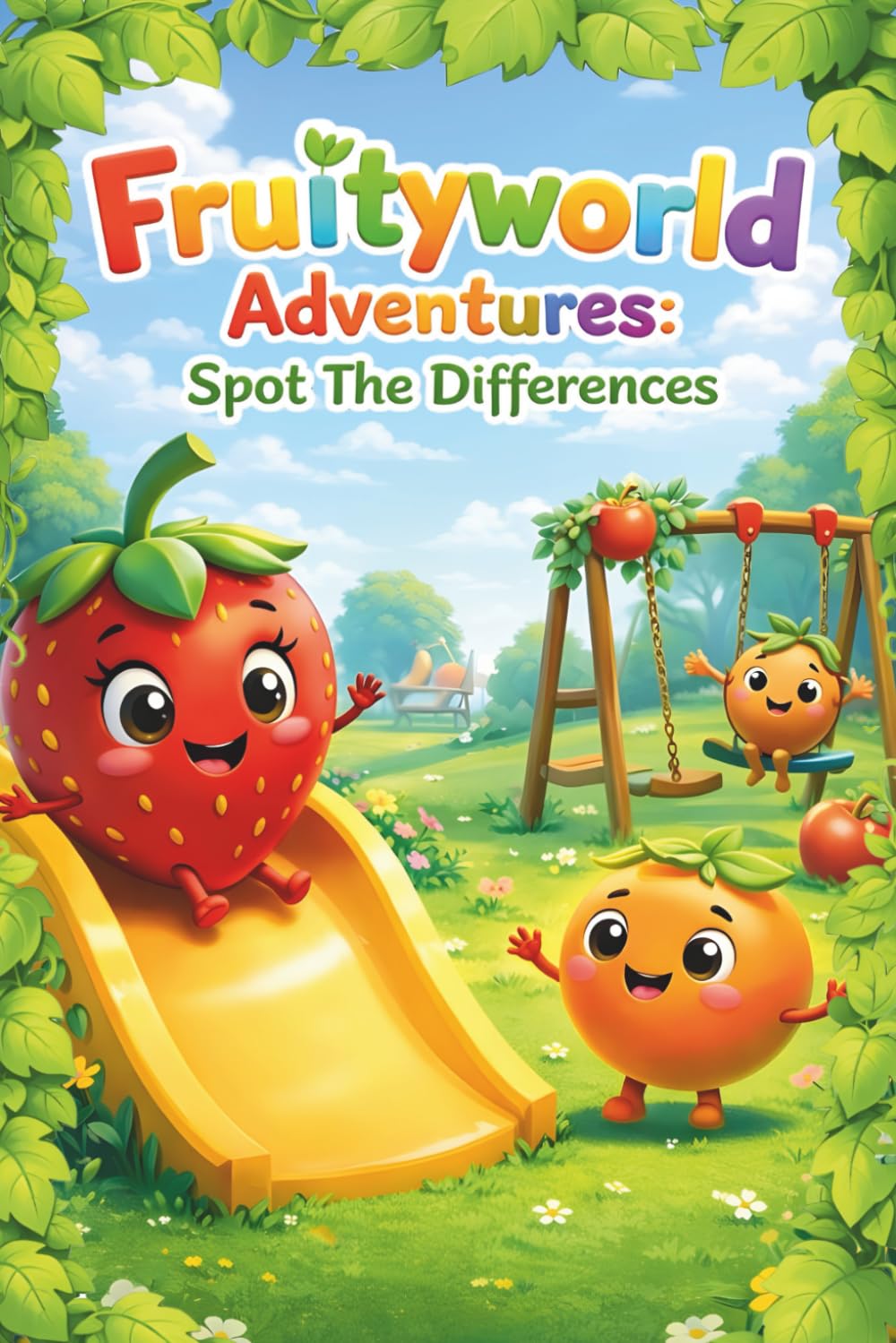 Fruityworld Adventures: Spot The Differences: A Fun Spot-the-Difference Puzzle Book for Kids Ages 4–8 (Let’s Play in Fruityworld!)