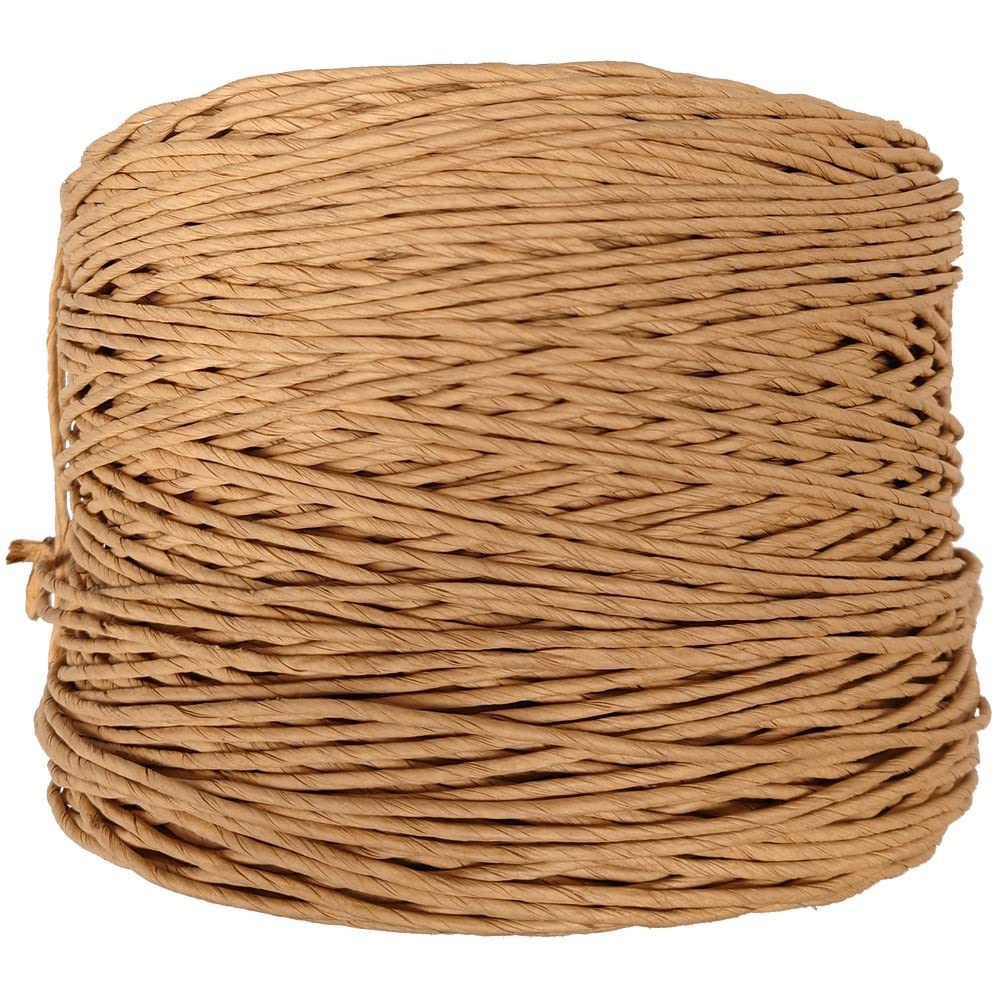 Papierschnur Schnur Flechtschnur beige für Stuhlsitz UVM. Ø 3-4mm, Rolle ~500m