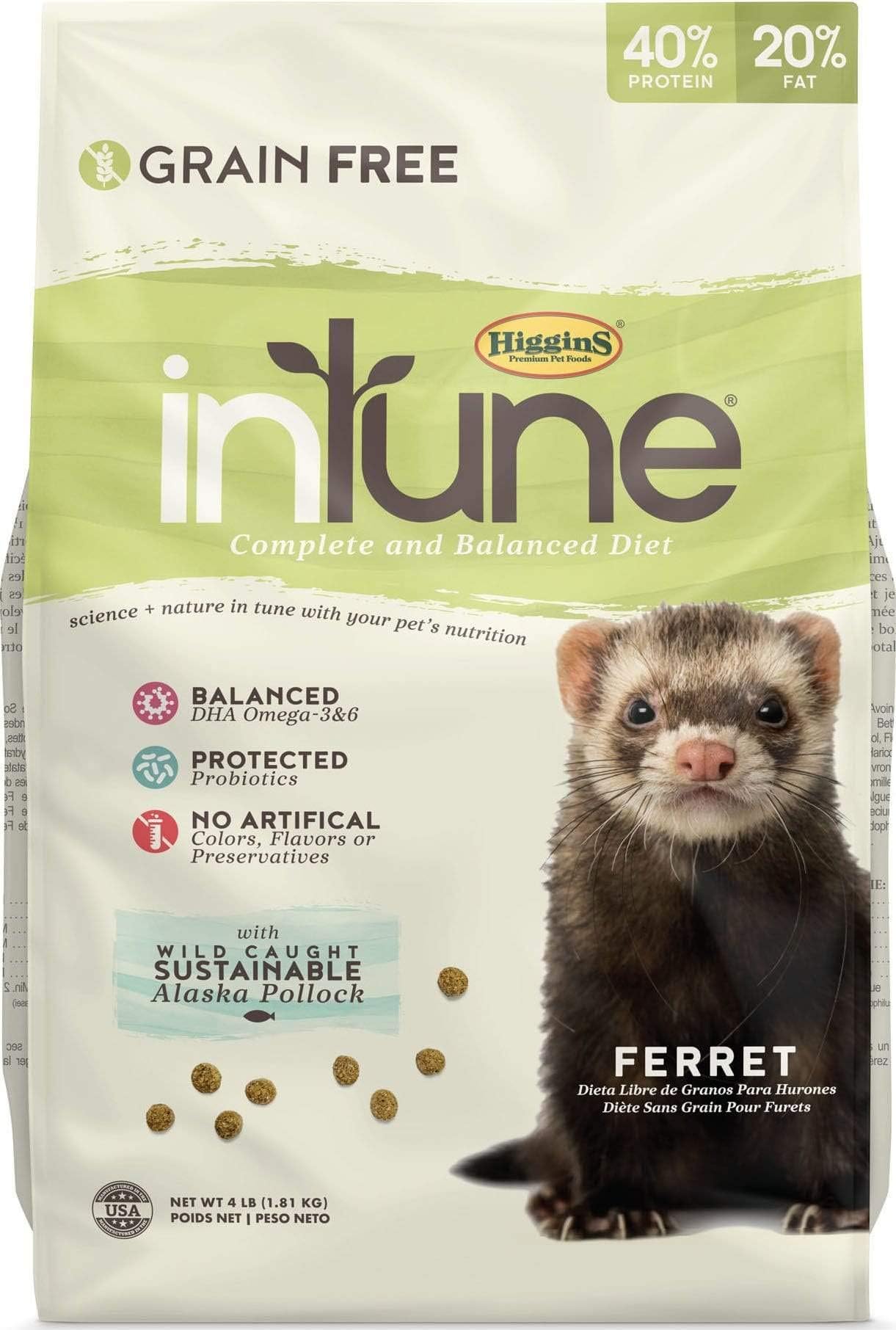 Higgins Pet Food Intune Ferret 4Lb