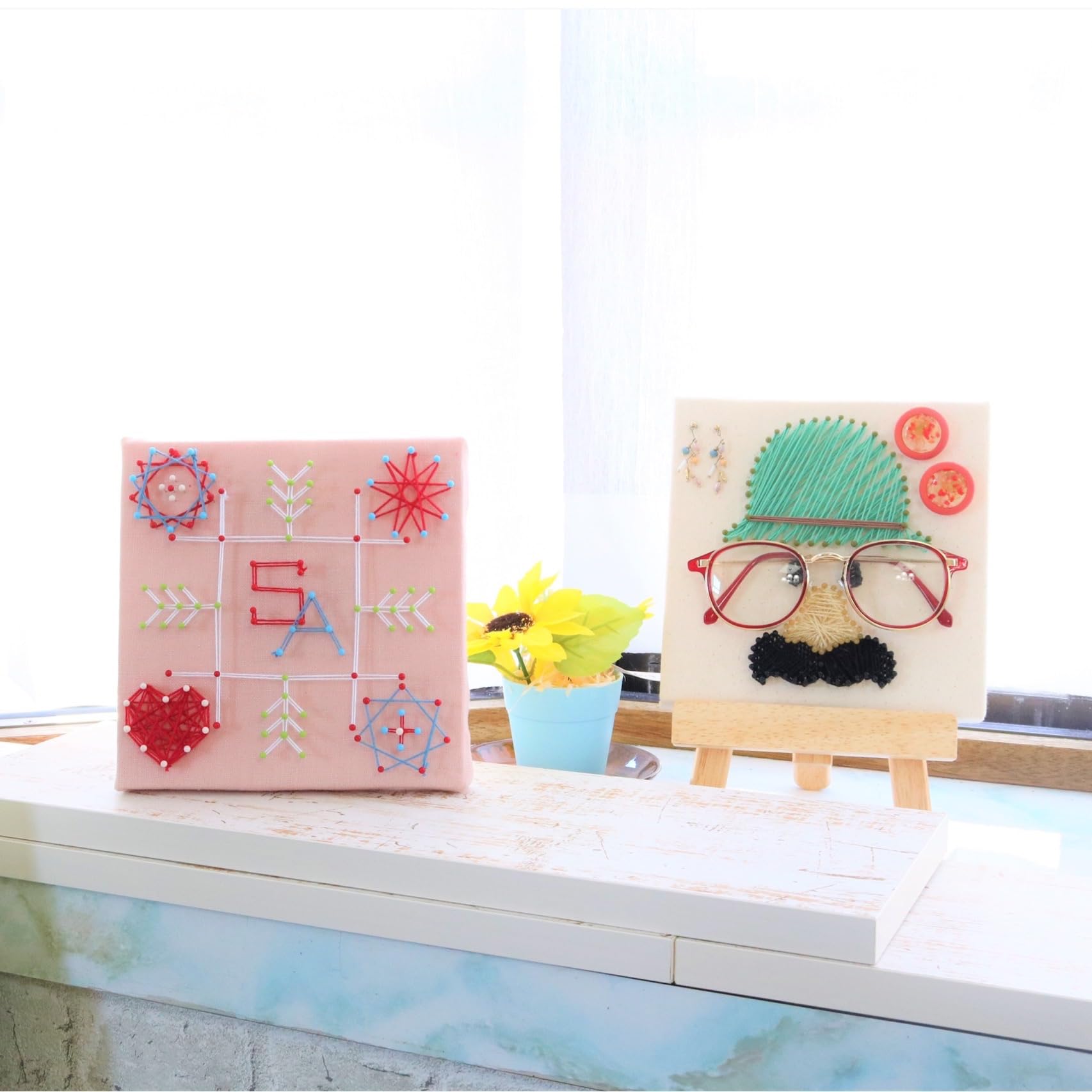 Amazon | TUKUMO まち針ストリングアート 夏休み 自由研究 手芸キット