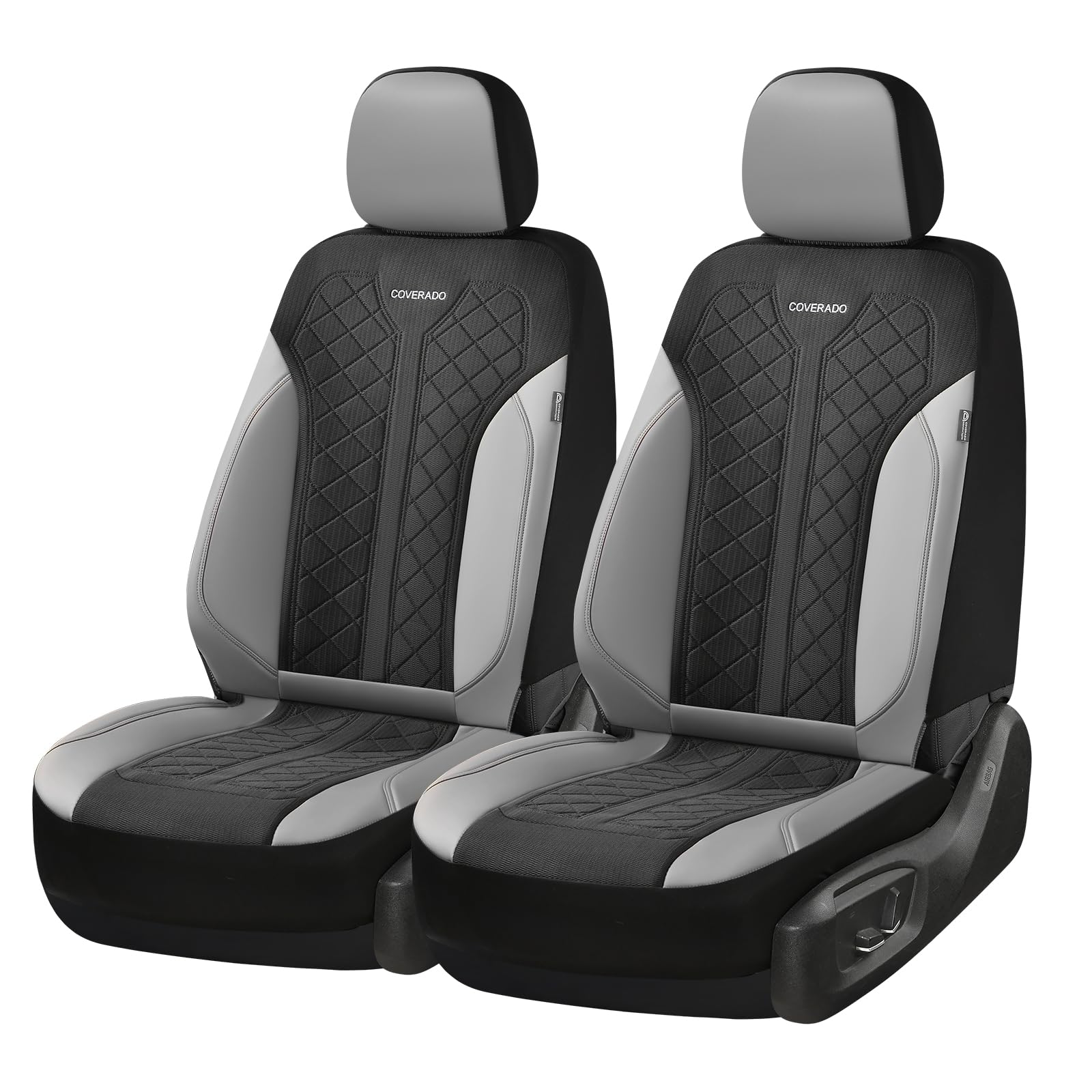 Coverado Housses de siège de Voiture 5 sièges, Couvertures de siège Ensemble Complet, Protecteurs de siège Respirants en Maille, Adaptation Universelle pour SUV, berline, Camion