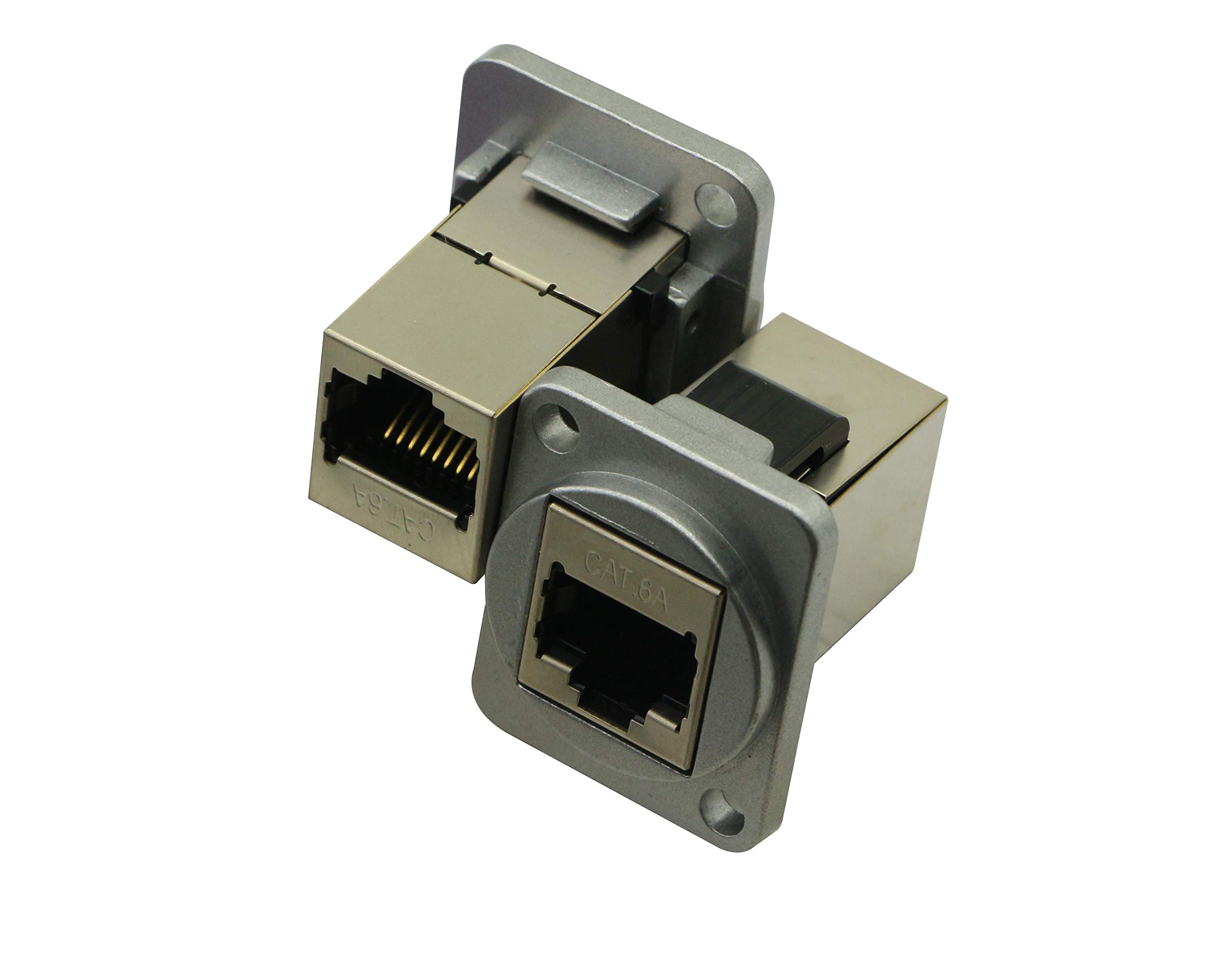 Amazon.co.jp: RJ45カプラインラインカプラCAT.6A ウォール