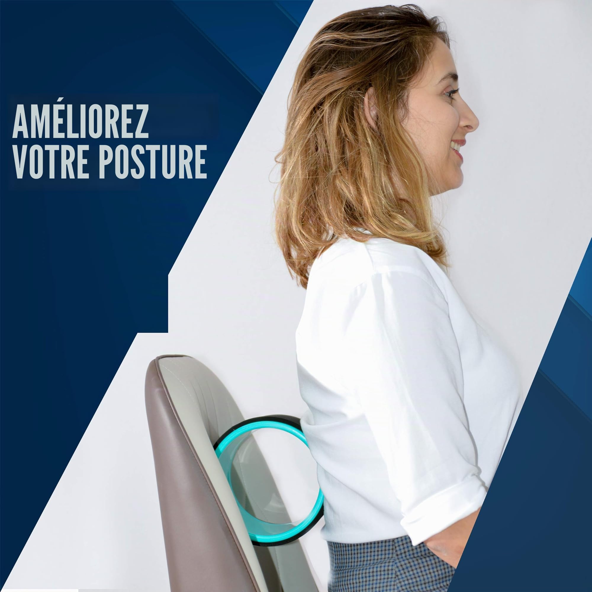 Roues de Yoga, Pack de 3 – Perdez du Poids, Retrouvez la Forme et Ayez une Belle Silhouette Grâce à Notre Pilates Wheel – Améliorez Votre Posture en Faisant du Yoga à Domicile