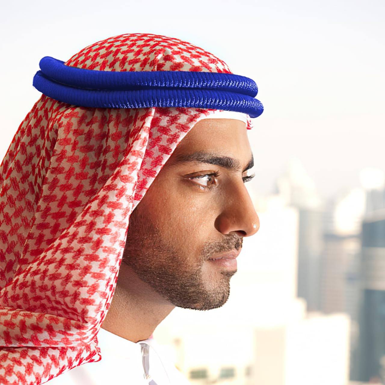 Holibanna Men Headband Arab Costume Head Wrap Scarf for Middle Eastern Themed Parties Festivals and Stage Performances
