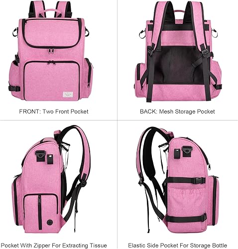 Miniatura 2 de Modoker Mochila de viaje para perro, organizador de accesorios para mascotas aprobado por aerolíneas para perros y gatos con correa para el hombro,