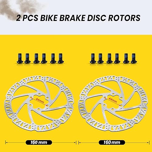 Miniatura 12 de Pinzas de freno de disco hidráulico Zoom: HB-100 MTB Frenos de disco de bicicleta delantera y trasera Juego de pinzas para montaña, bicicleta