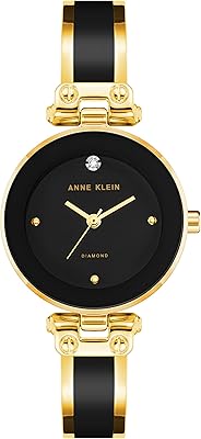 Anne Klein Women's Genuine Diamond Dial Bangle Watch