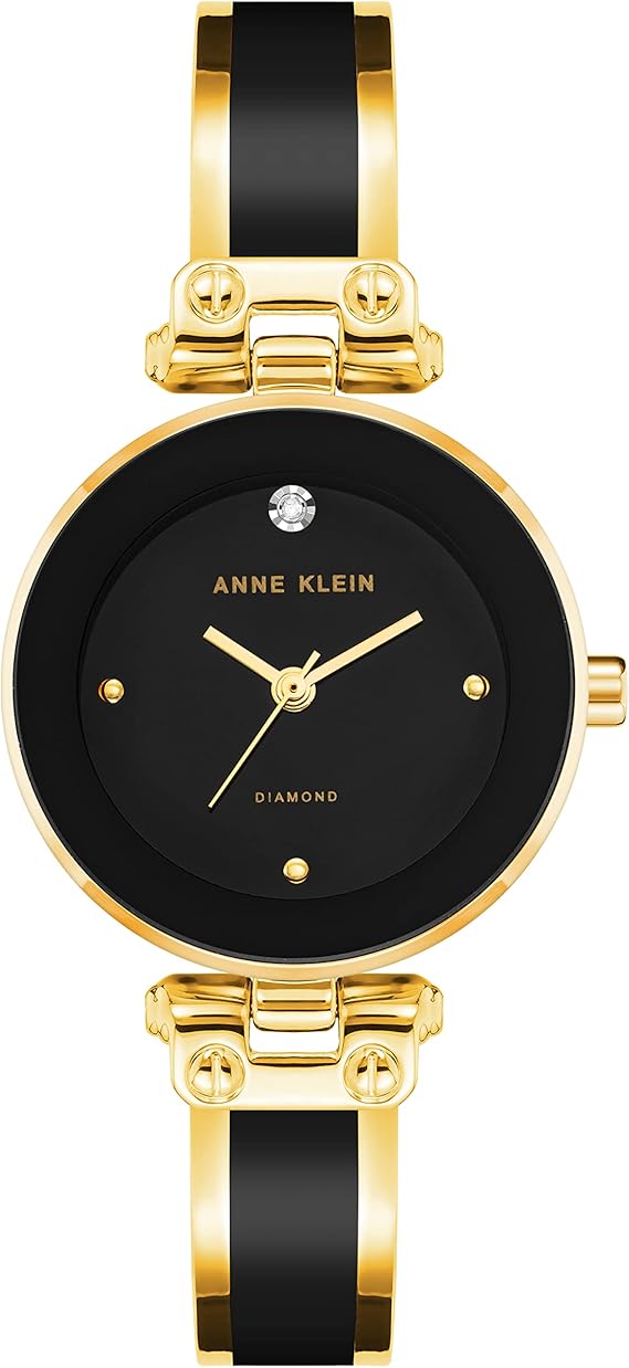 12 Women’s Watches That Balance Style, Comfort, and Versatility 4 Anne Klein Women's Genuine Diamond Dial Bangle Watch