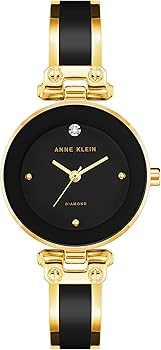 Anne Klein Women's Genuine Diamond Dial Bangle Watch