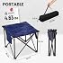 FUNDANGO Rocking Camping Chair, High Mesh Back Portable Folding Camp Chairs with Folding Camping Stool, 18.1 Inch Oversized Foot Rest 400 Lbs