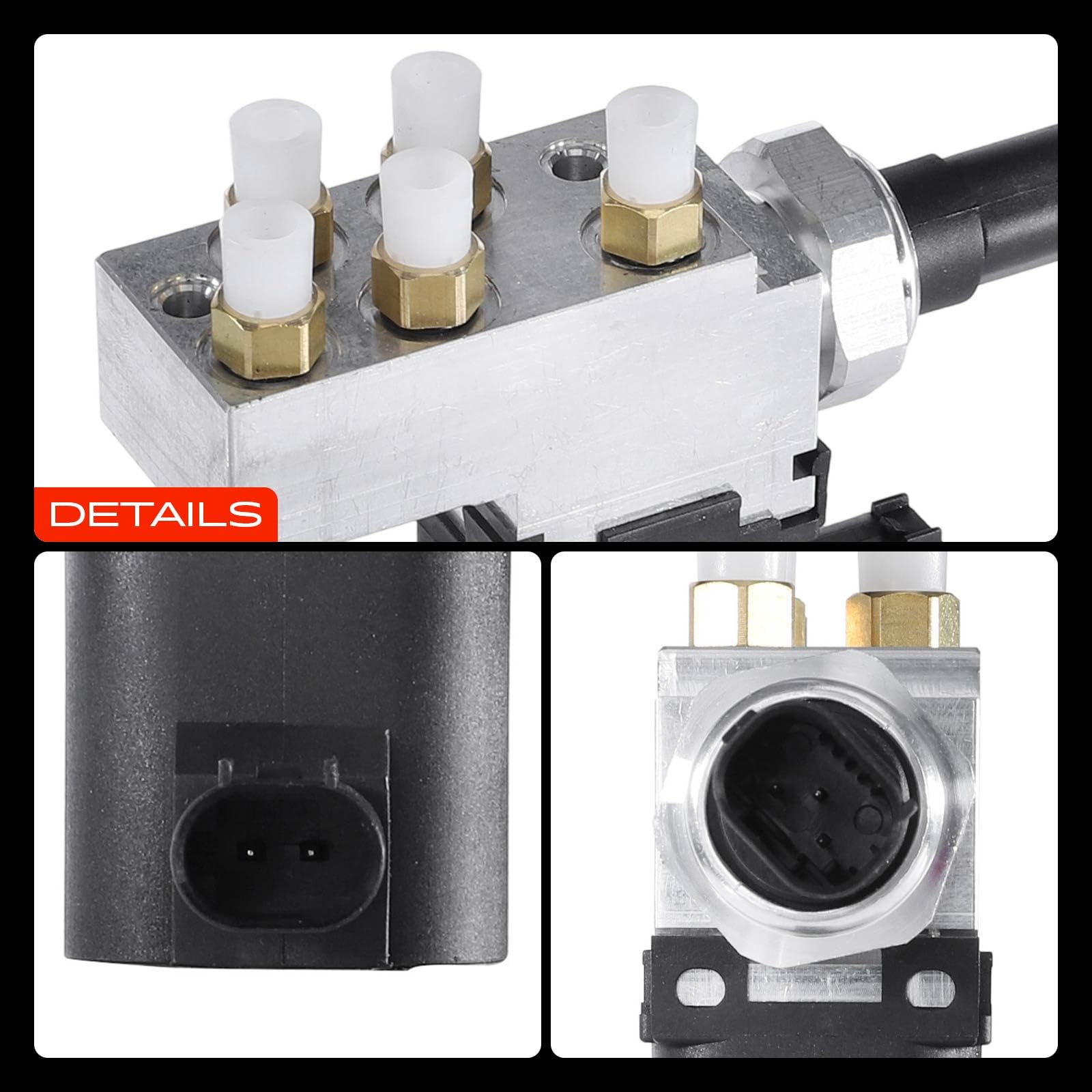 Luftfederung Ventilblock Ventileinheit Kompatibel mit M-a-y-b-a-c-h 57 CLS C219 E-Klasse W211 1.8L-6.3L 2002-2012 2113200158