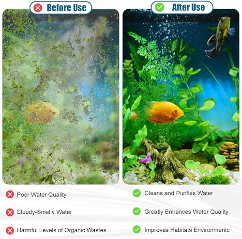 Miniatura 6 de Filtro de potencia, bomba de filtro de tanque de peces para acuarios de 3 a 12 galones, caudal ajustable y altura del filtro, se adapta a tanques de