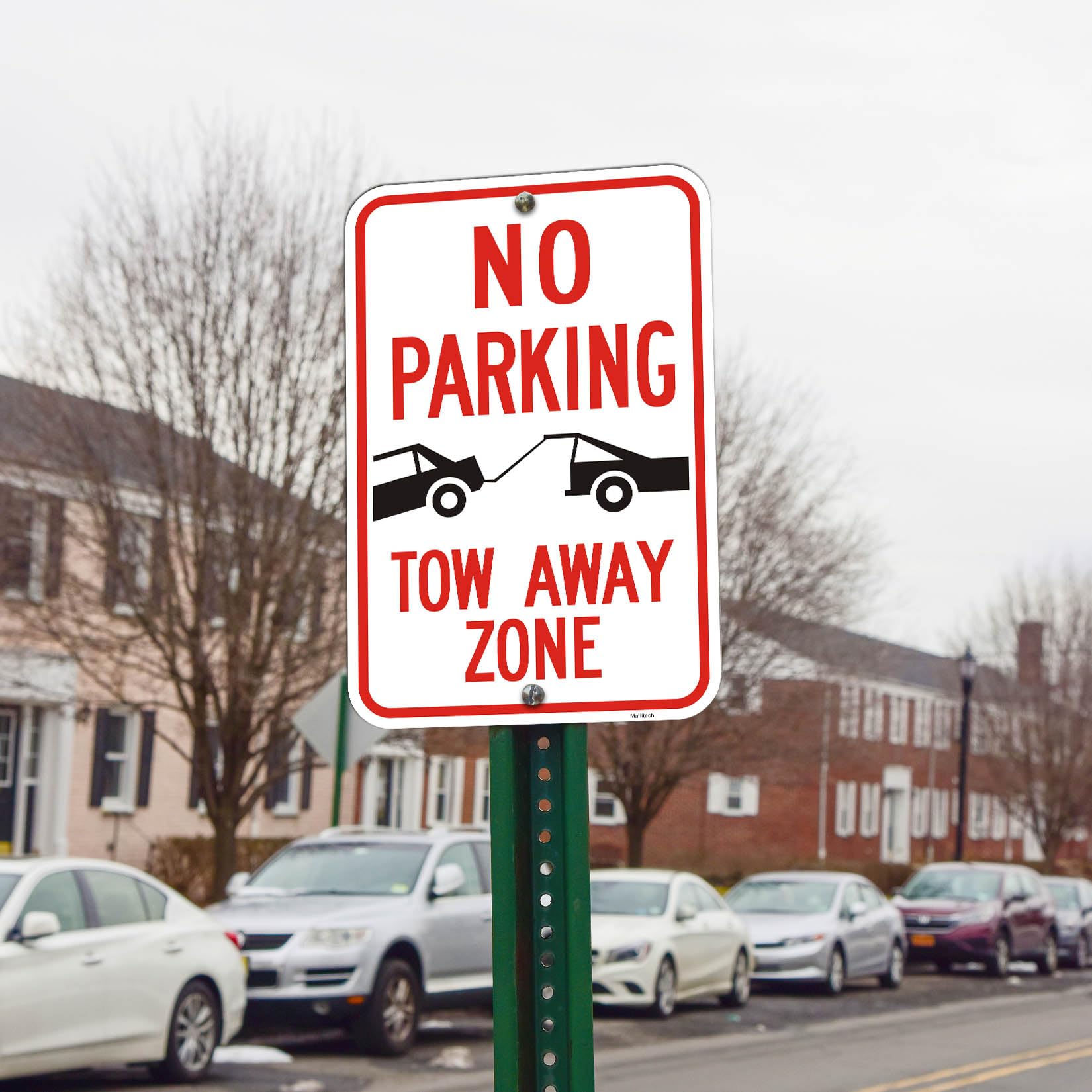 Lot de 2 grands panneaux « No Parking »