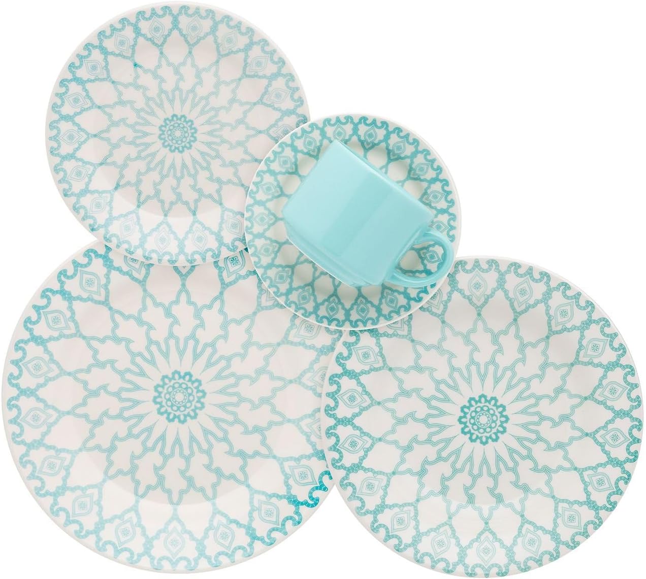 Aparelho de Jantar Oxford Biona 30Peças Mandala AE30-525