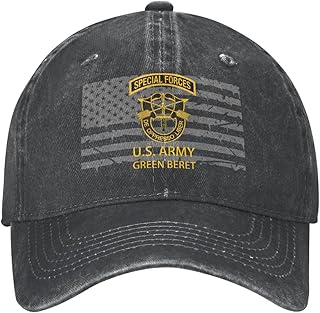 Us Green Beret Special Forces Hat Baseball Cap Adjustable Dad Hats Gift for Men Women Outdoor Activities19
