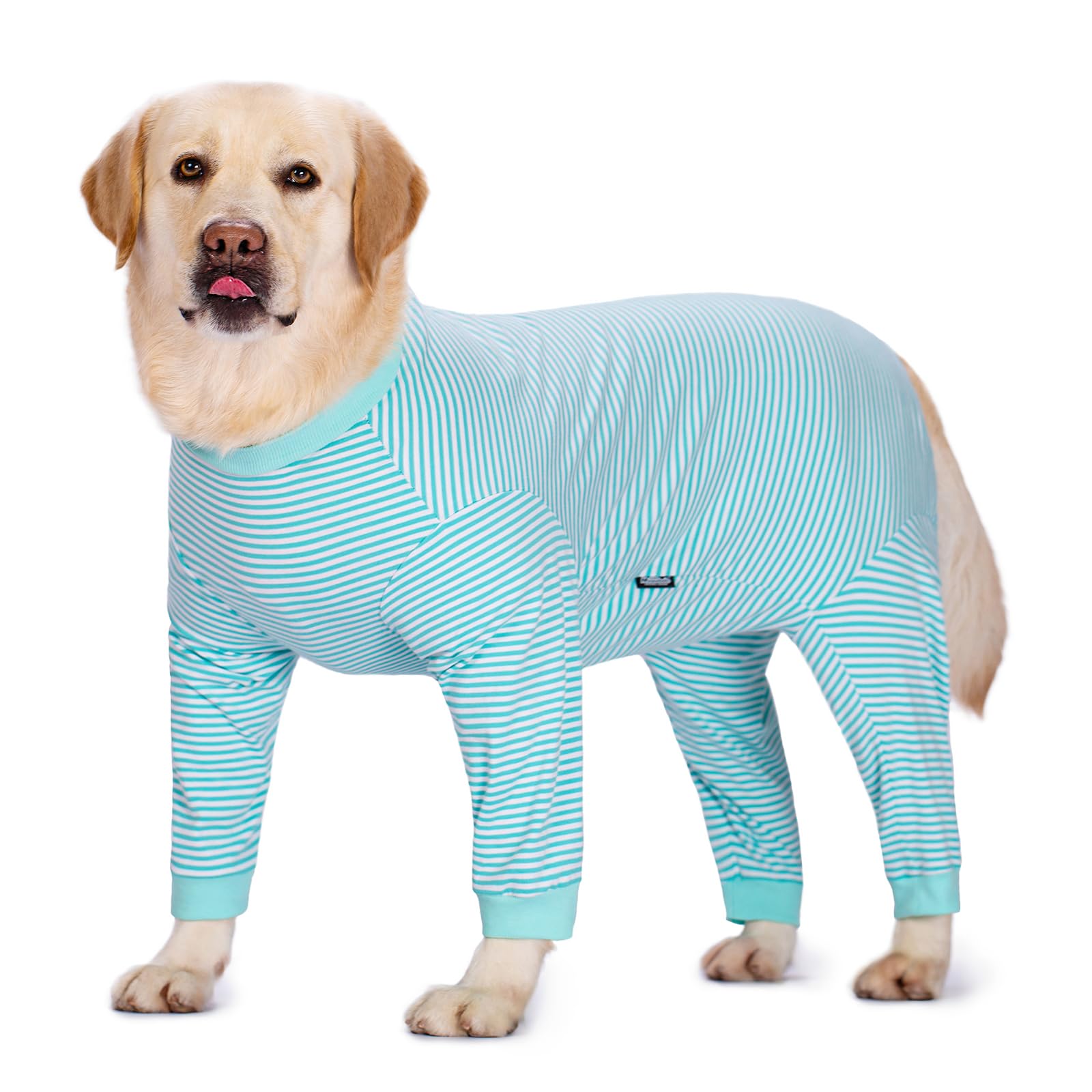 Axcimond Dog Bodysuit Post Surgery Onesie with Zipper Full Body Pajamas Large Medium Dogs Shedding Suit Surgical Suit for Dogs Female/Male Dog Surgery