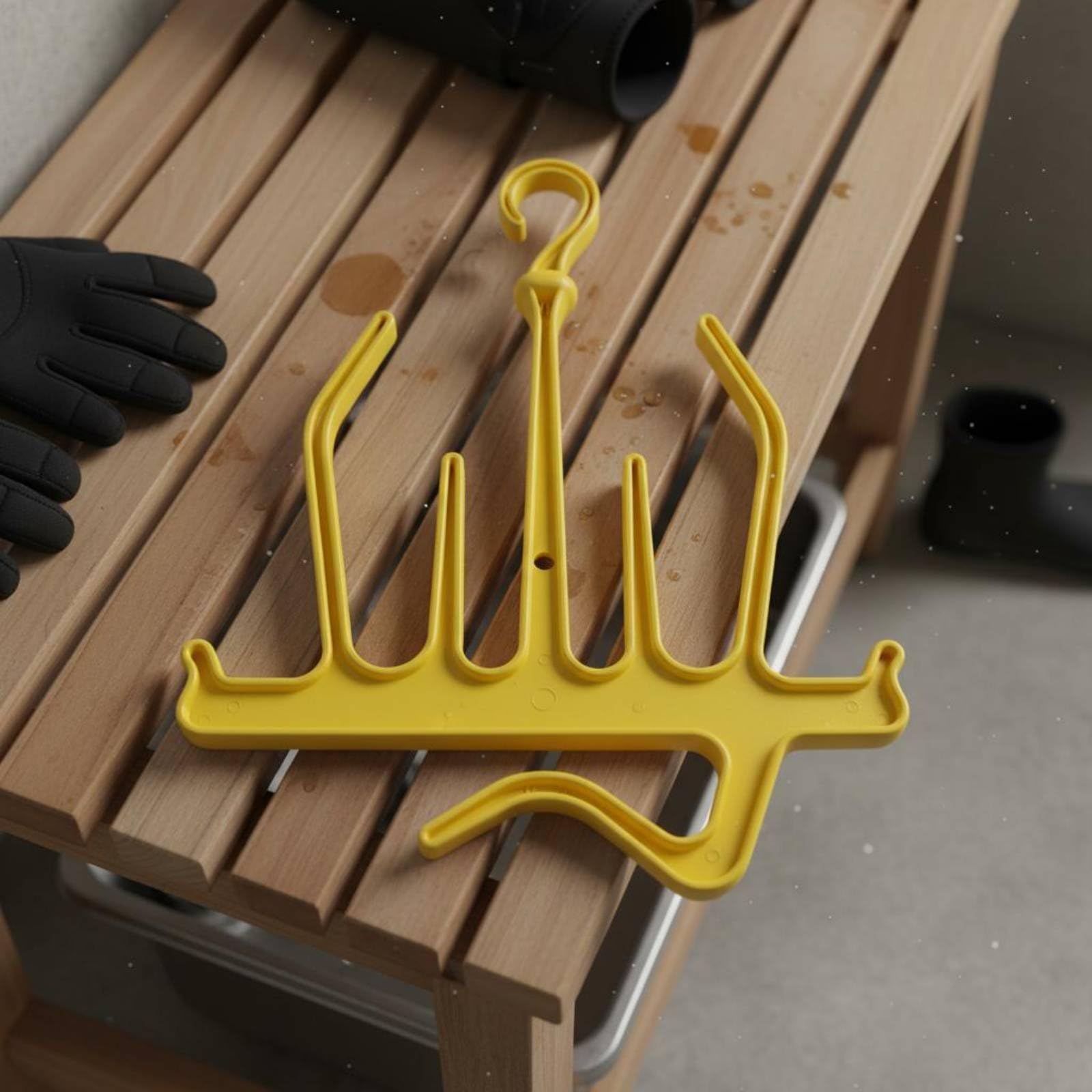 Percha para Traje de Neopreno Secado Rápido Colgador para Traje de Buceo Antideslizante Accesorio Deportivo para Buzos, Surfistas
