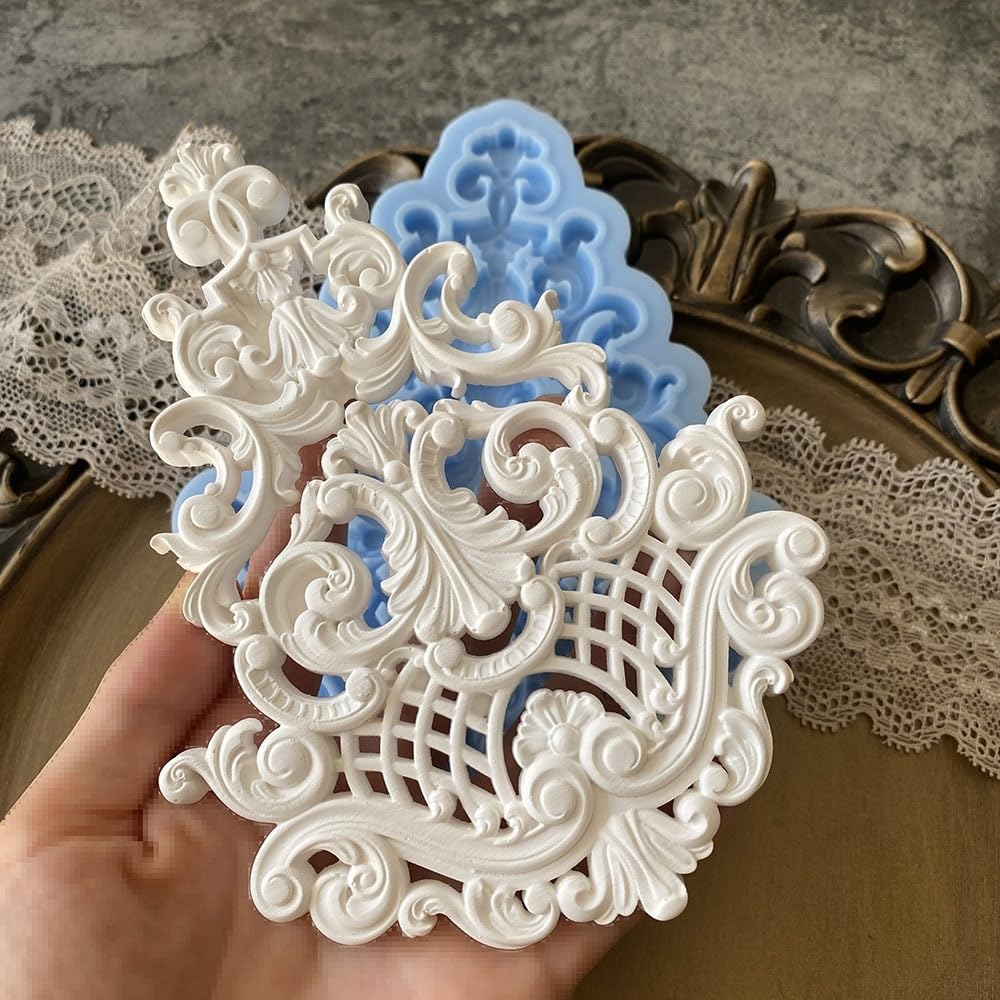 ARW Relief Silicone Epoxy Resin Plaster Mould Cake Mold Fondant molds Cake Decorating Tools Fondant Tools DIY Resin molds-image-40