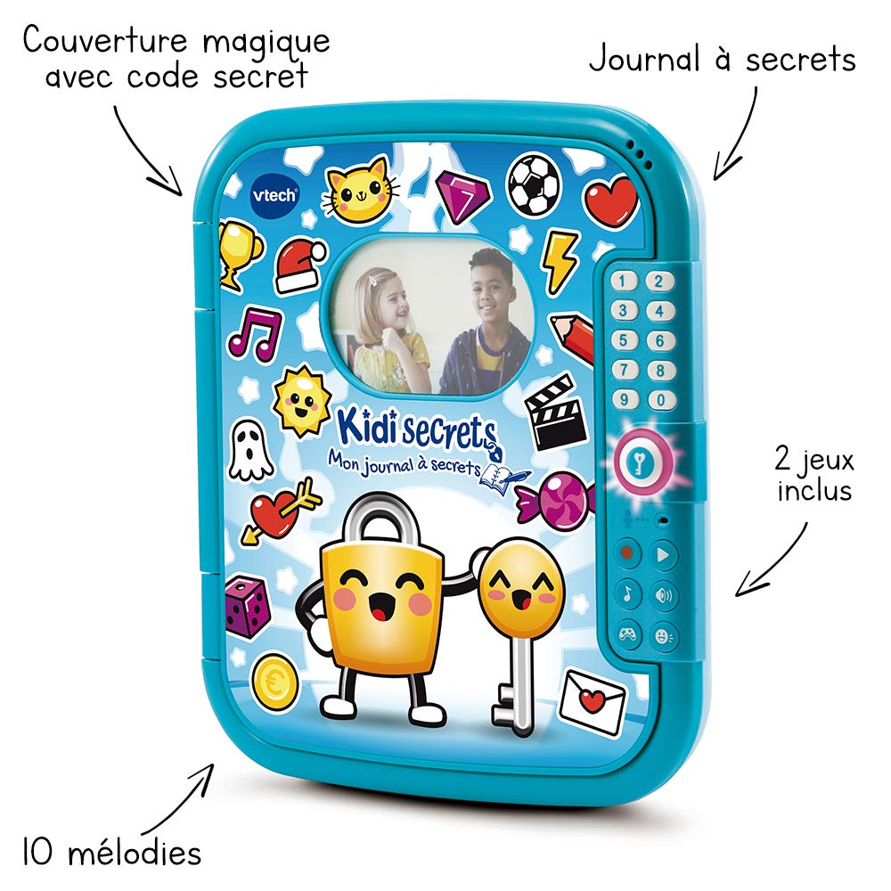 Kidisecrets 365 - Mon Journal Intime Vocal Vtech - La Boite - Jouets pour enfants