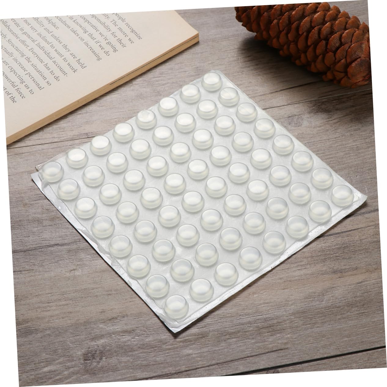 Uonlytech 192pcs Door Stopper Security Wall Adhesive for Door Edge Guard Self-Adhesive Bumpers