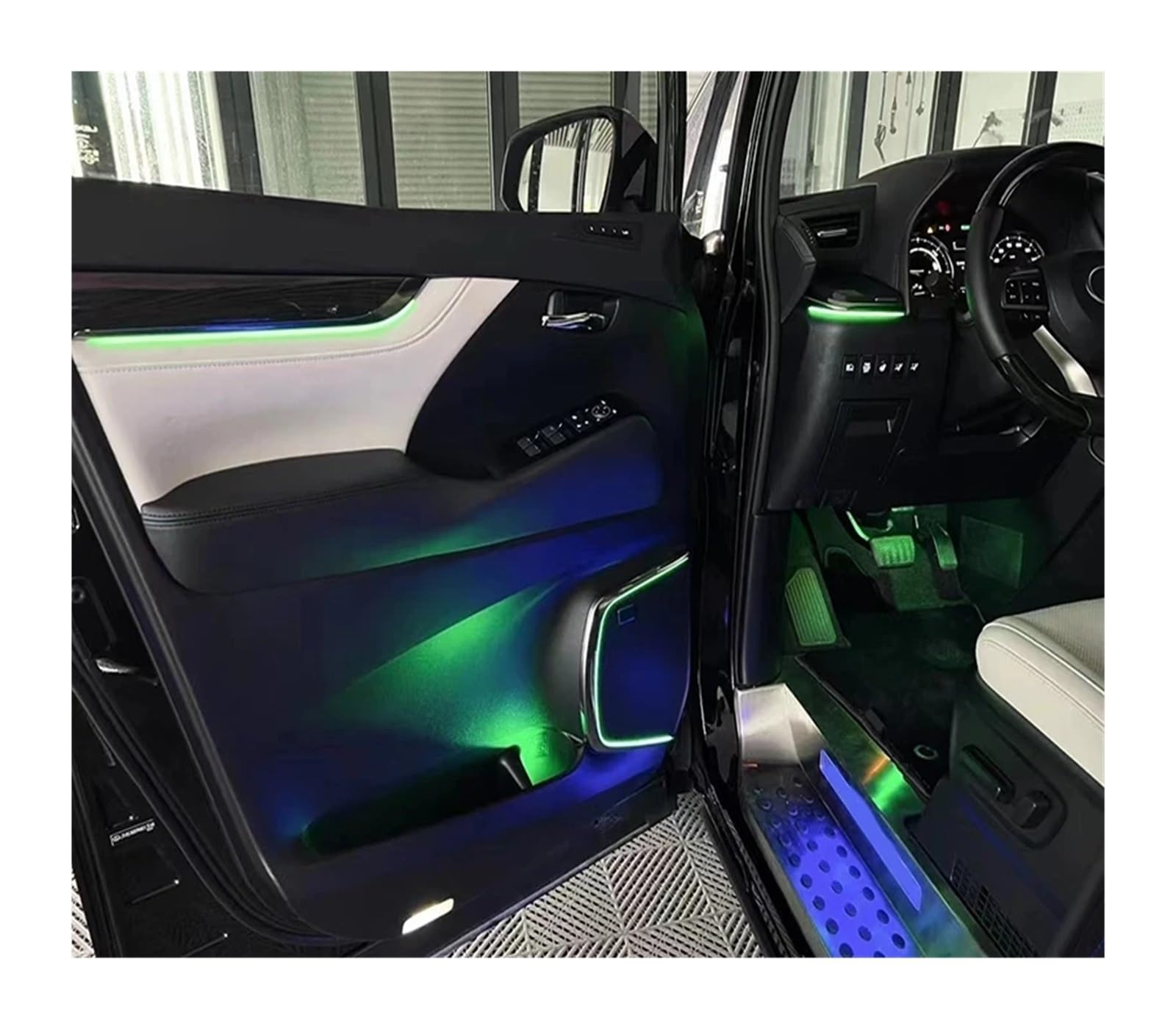 64 Color Full Set Led Decorate Light Compatible with Toyota Vellfire Alphard Compatible with Lexus LM 2015+ Inter Ambient Light LHD/RHD(Compatible with Alphard,RHD)