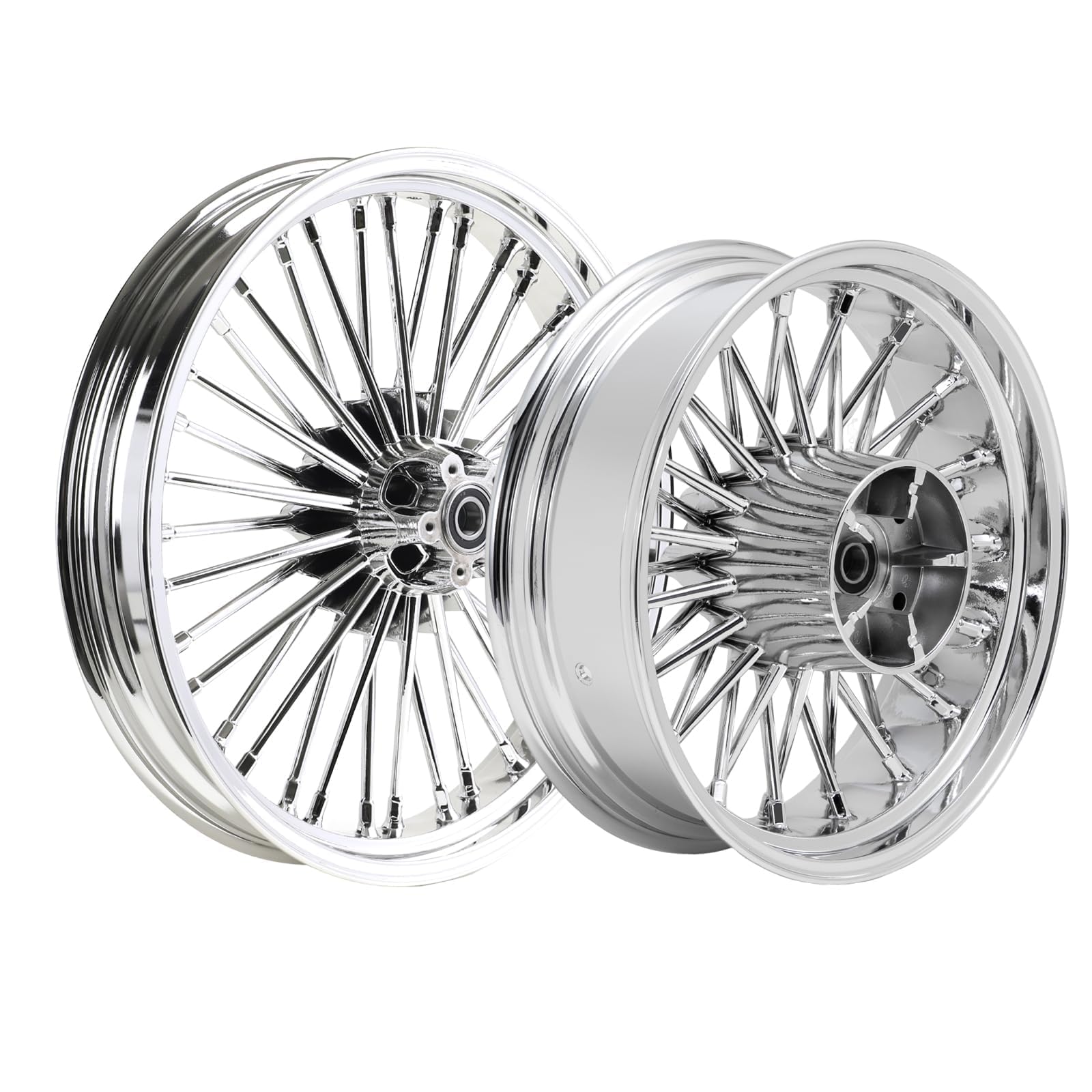 Amazon.com: TOFR 21x3.5 Front 18x5.5 Rear Wheels Rims Fat Spoke